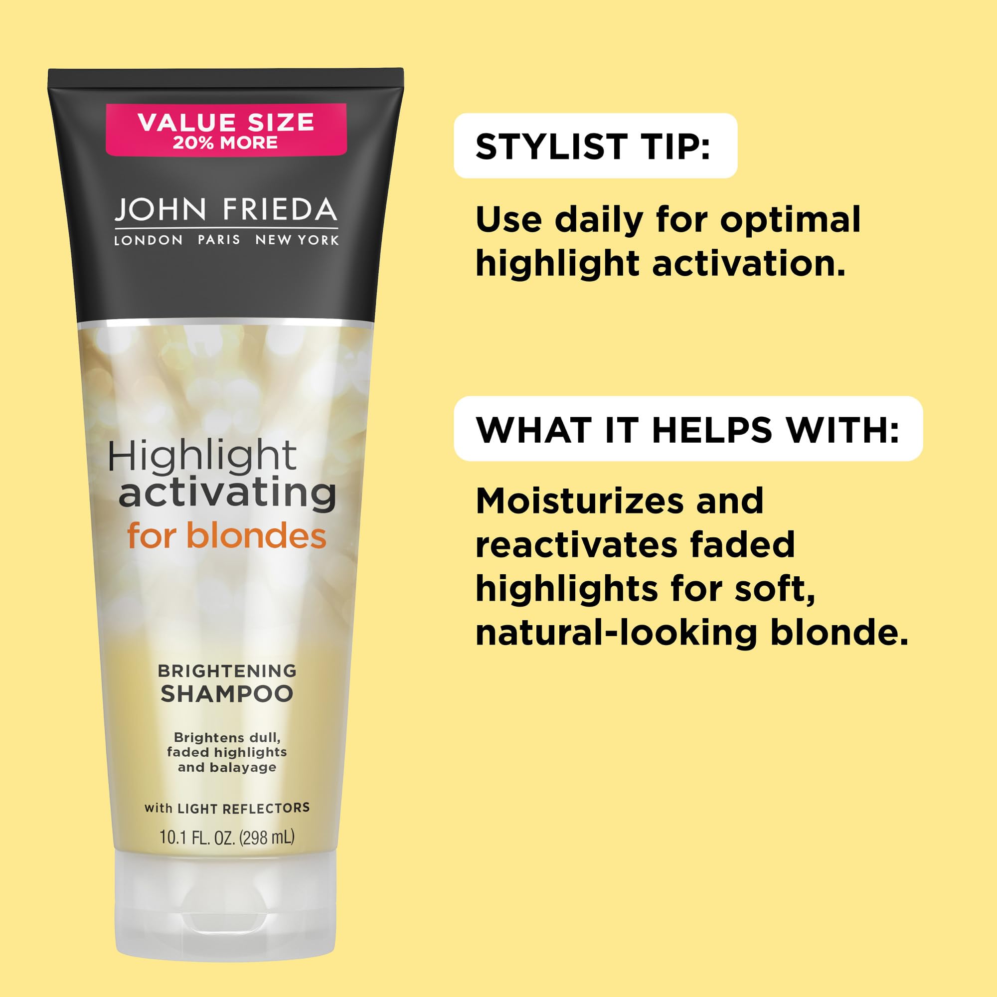 Foto 4 pulgar | Champú John Frieda Sheer Blonde Brightening 250 Ml Con Aguacate - Venta Internacional.
