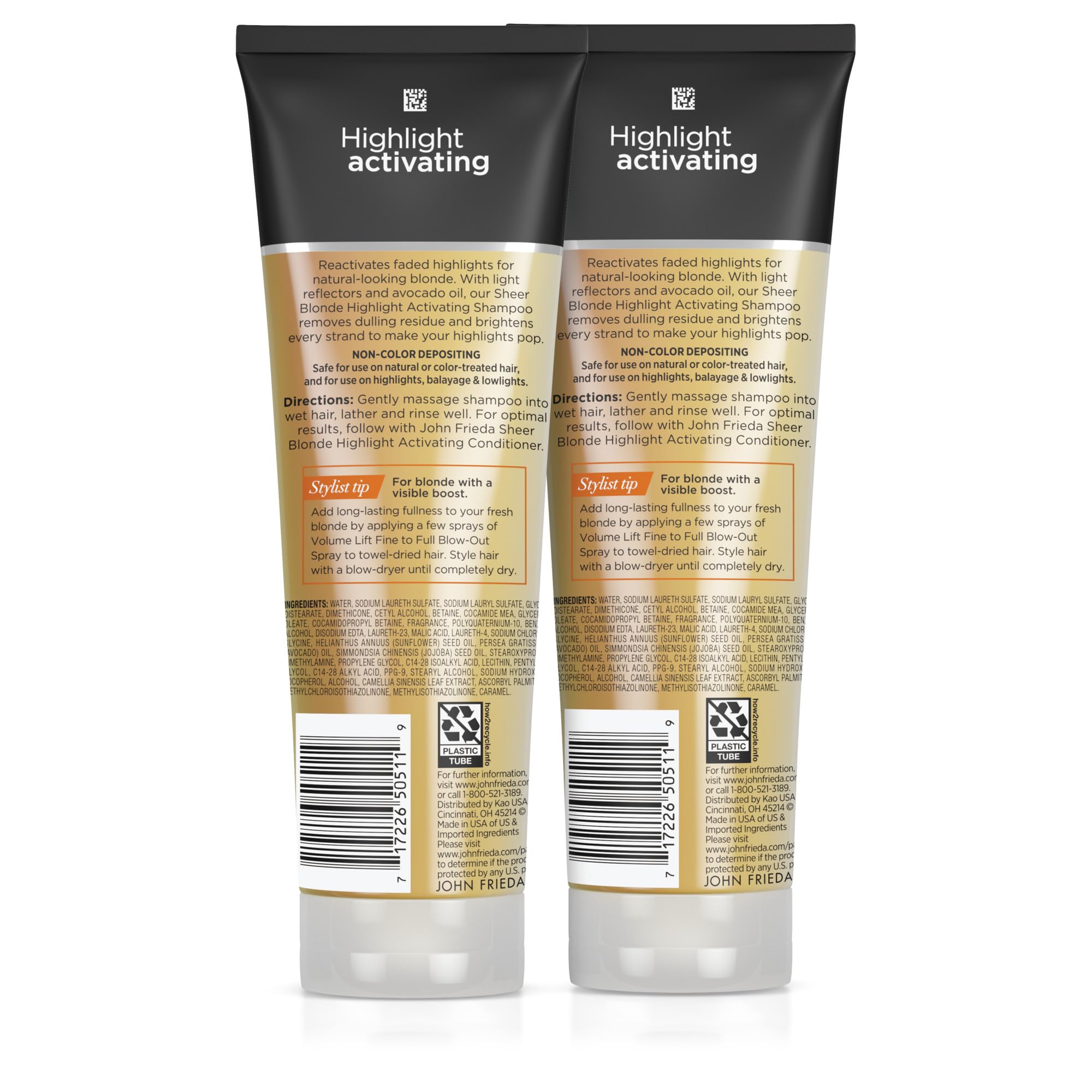 Foto 5 pulgar | Champú John Frieda Sheer Blonde Brightening 250 Ml Con Aguacate - Venta Internacional.
