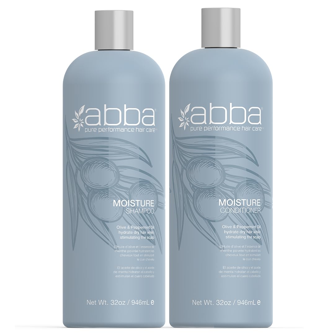 Foto 2 pulgar | Champú Y Acondicionador Duo Abba Pure Moisture 960 Ml Vegan - Venta Internacional.