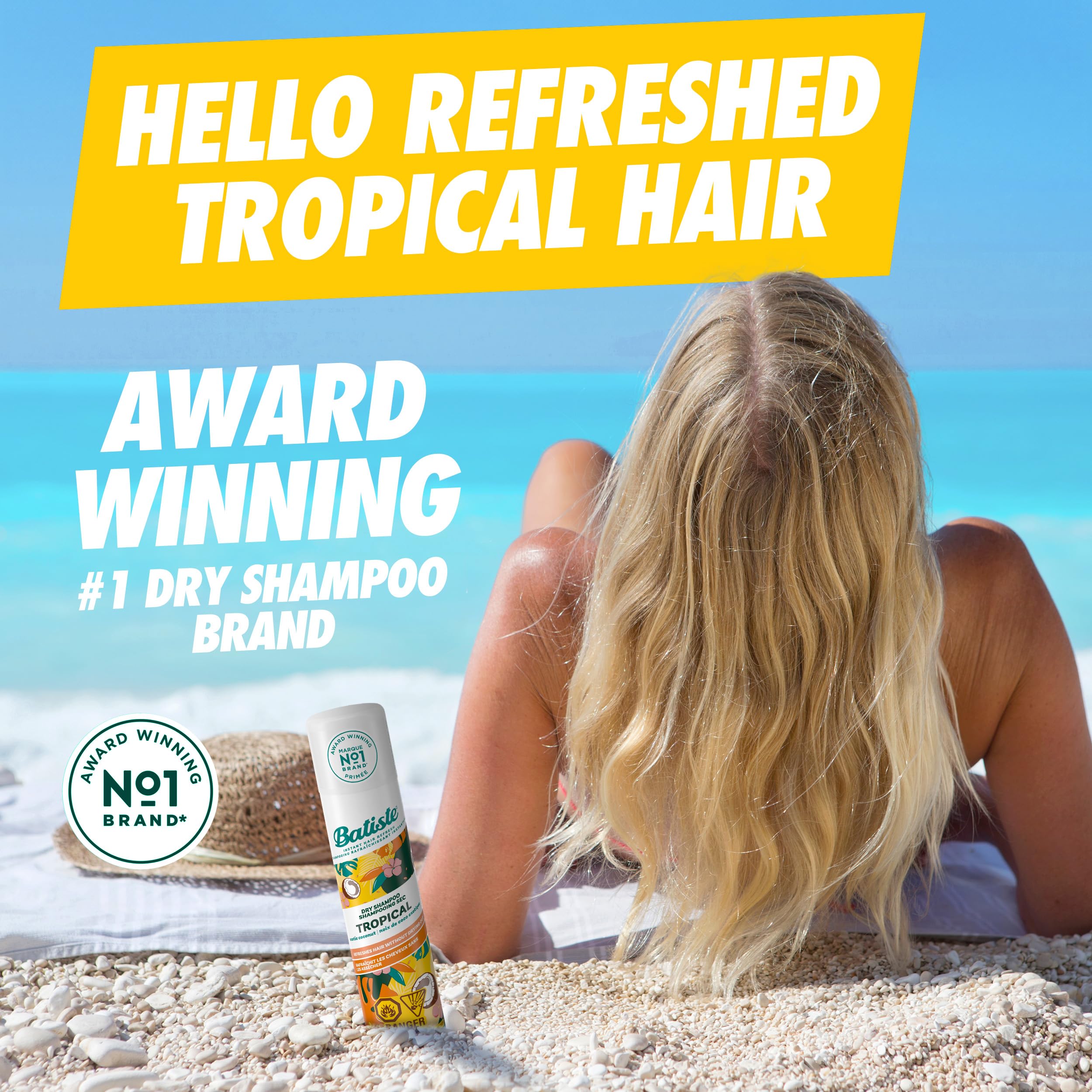 Foto 2 | Champú Seco Batiste Tropical 200 Ml - Venta Internacional.