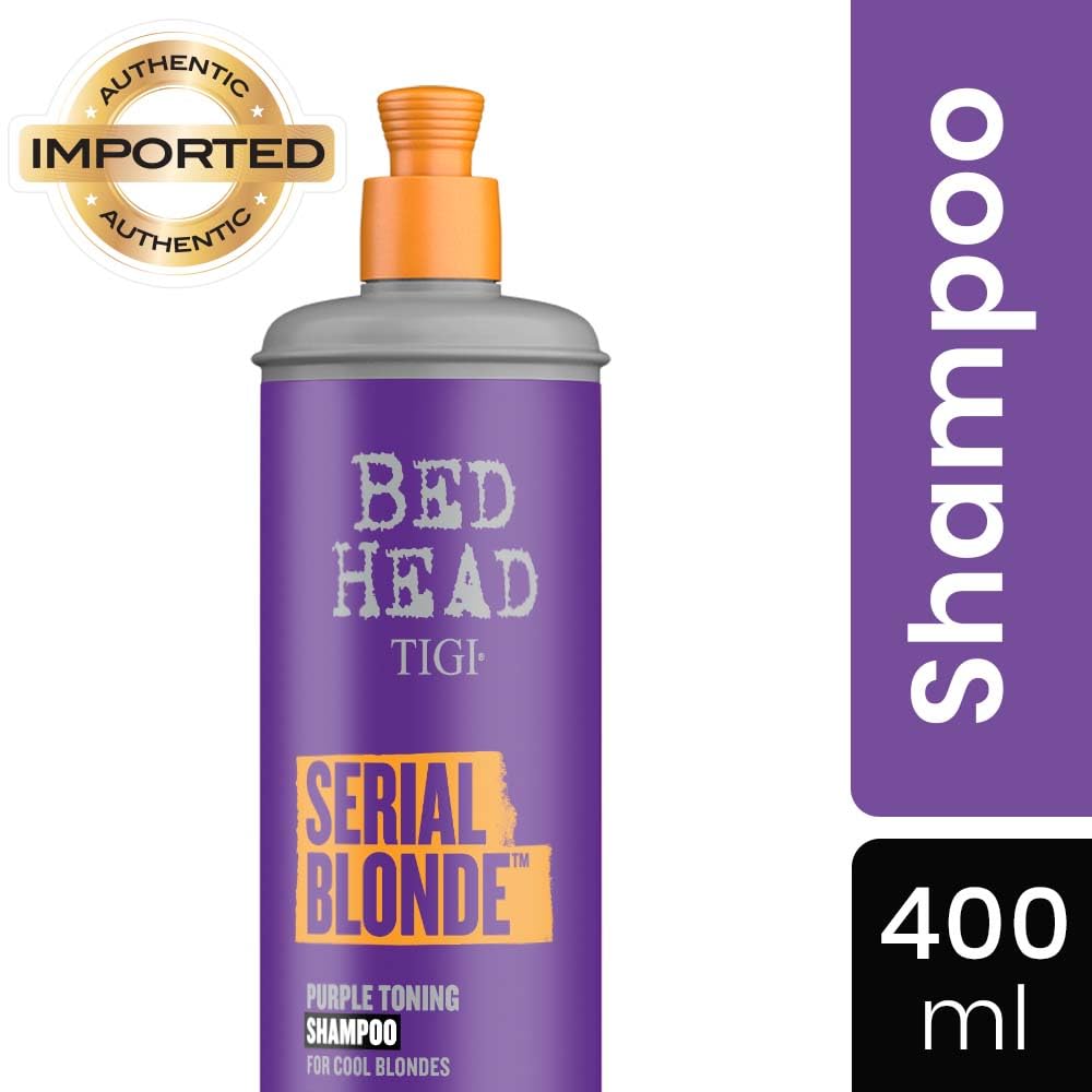 Foto 3 pulgar | Champú Tigi Bed Head Purple Toning Serial Blonde 400 Ml - Venta Internacional.