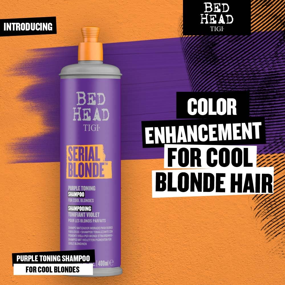 Foto 4 | Champú Tigi Bed Head Purple Toning Serial Blonde 400 Ml - Venta Internacional.