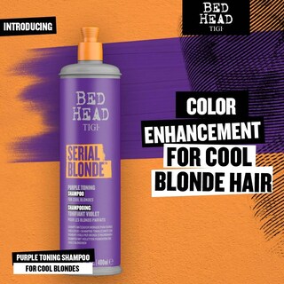 Foto 4 | Champú Tigi Bed Head Purple Toning Serial Blonde 400 Ml - Venta Internacional.