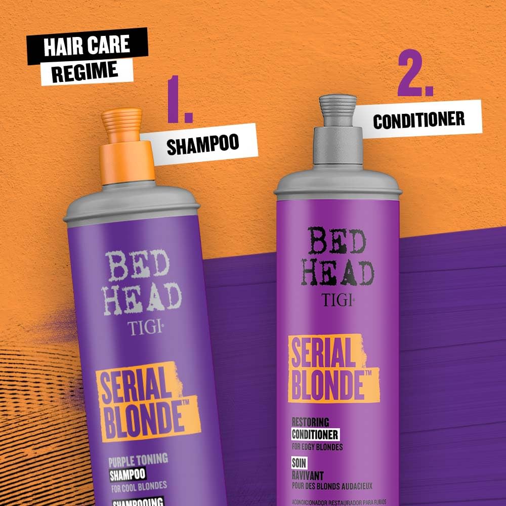 Foto 8 pulgar | Champú Tigi Bed Head Purple Toning Serial Blonde 400 Ml - Venta Internacional.