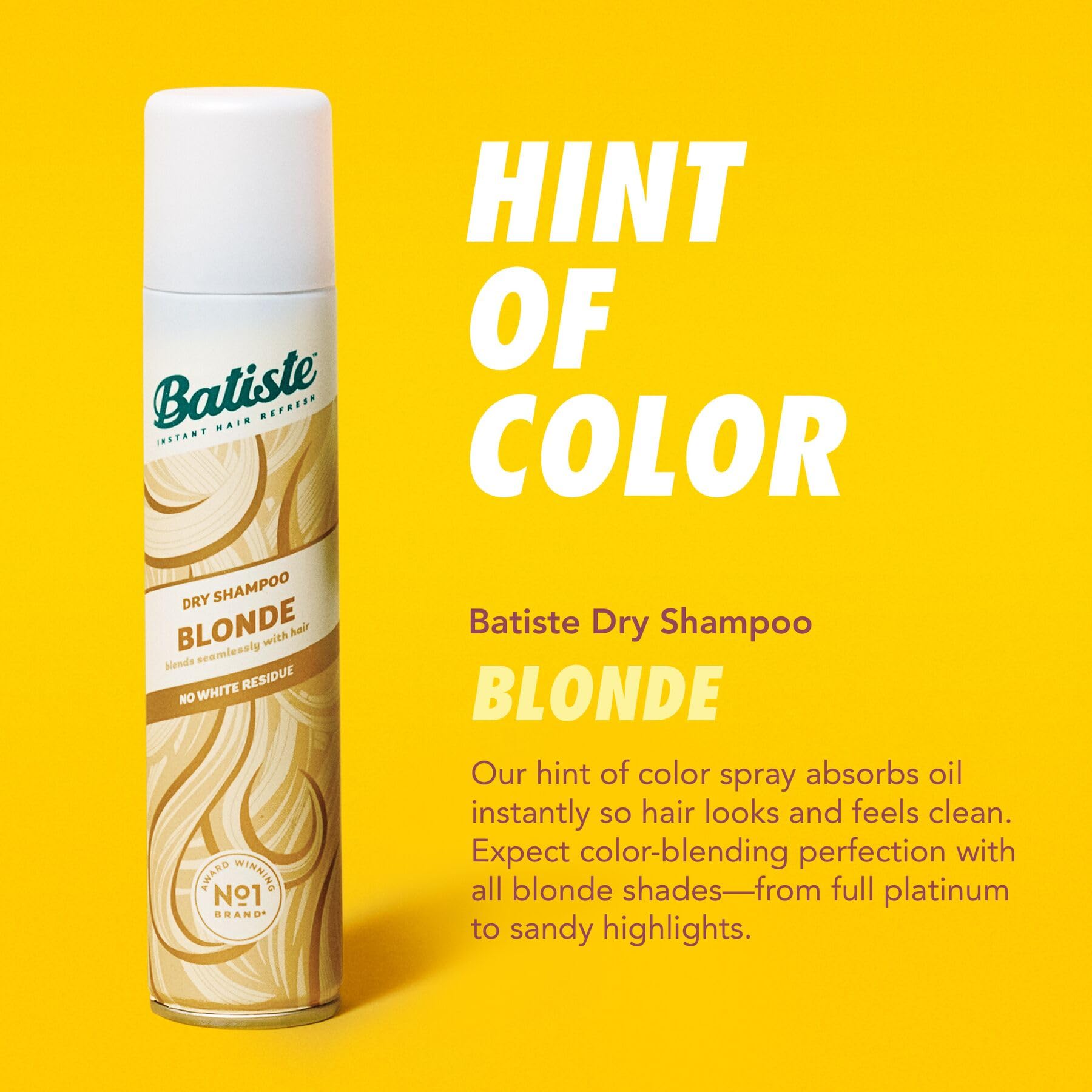 Foto 3 pulgar | Champú Seco Batiste Blonde 162 G/162 Ml Para Rubias Hermosas - Venta Internacional.