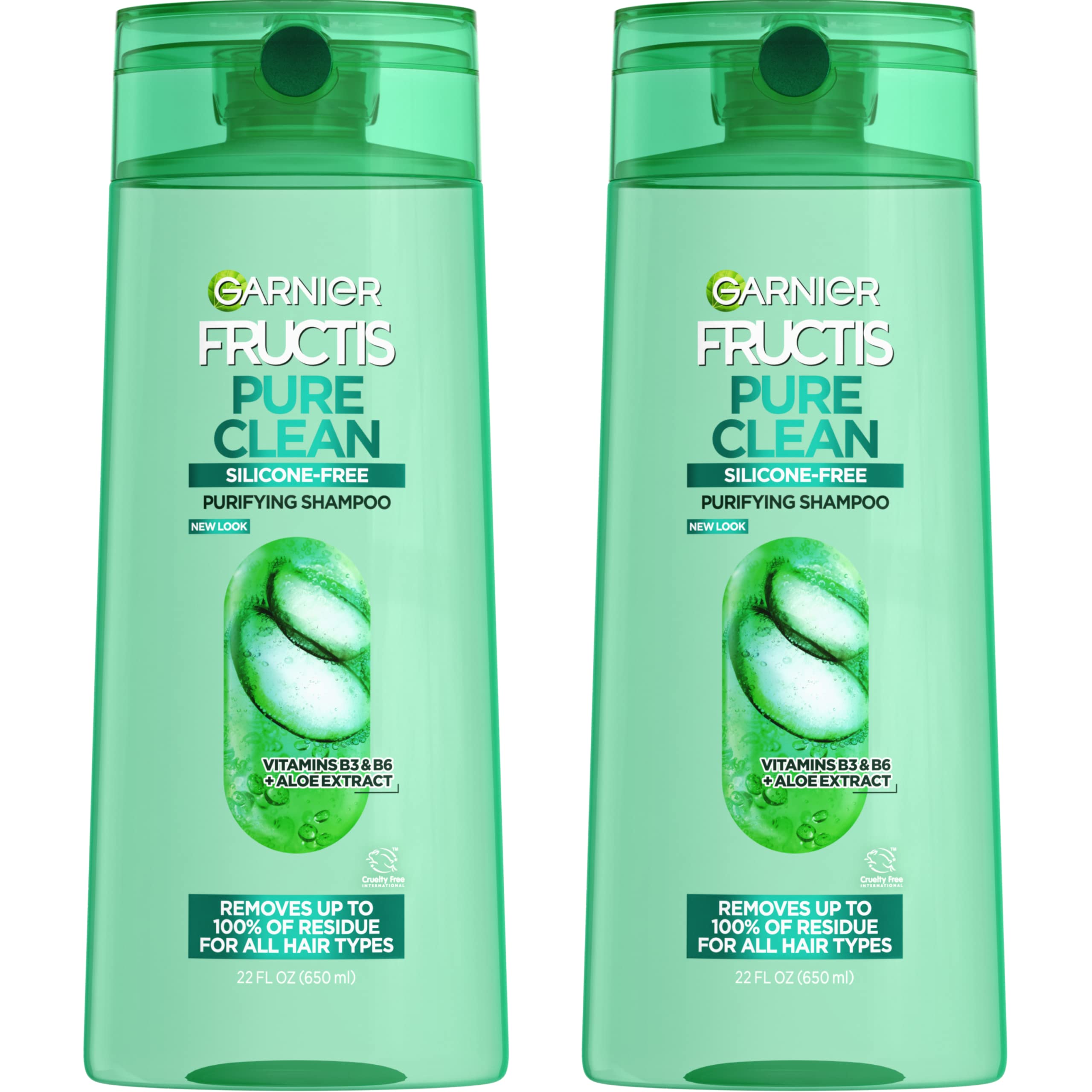 Foto 1 | Champú Garnier Fructis Pure Clean Purifying 650 Ml (paquete De 2) - Venta Internacional.