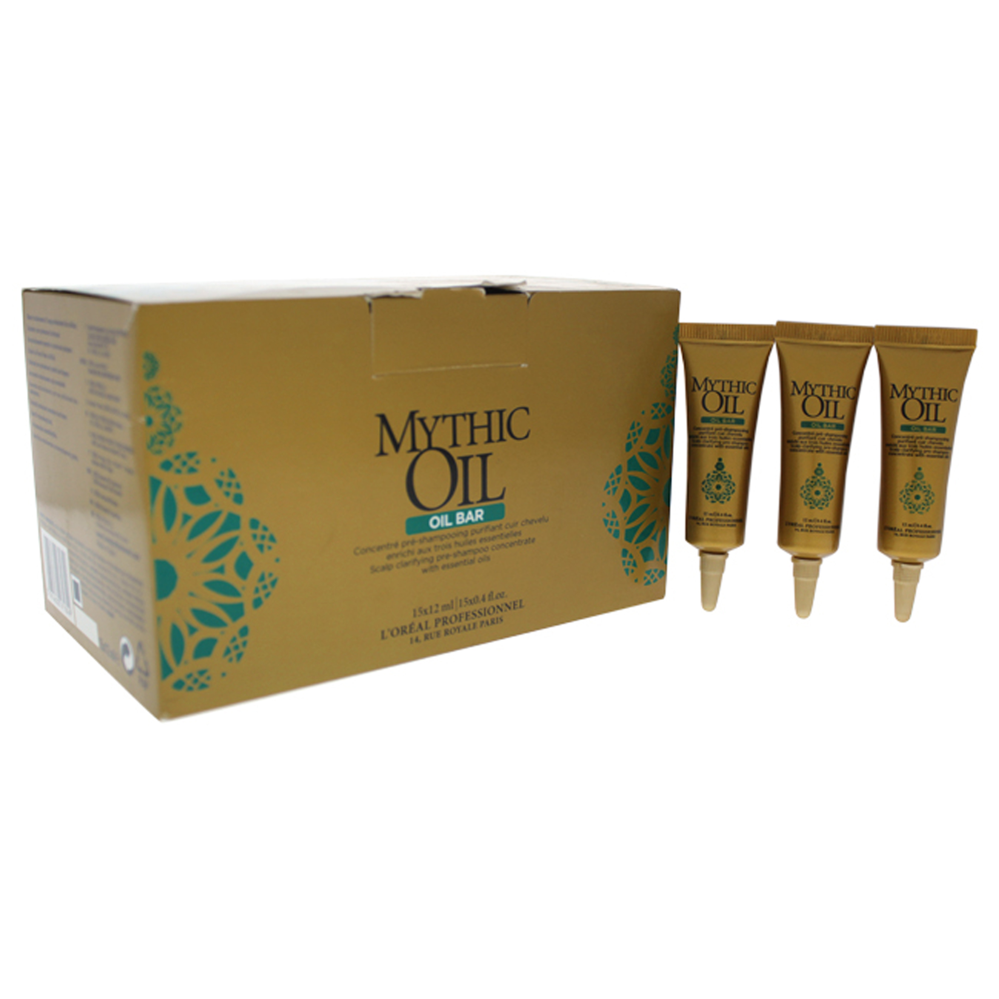 Mythic Oil Bar Scalp Clarifying Pre-shampoo De Loreal Professional Para Unisex - 15 X 0.4 Oz Tratamiento - Venta