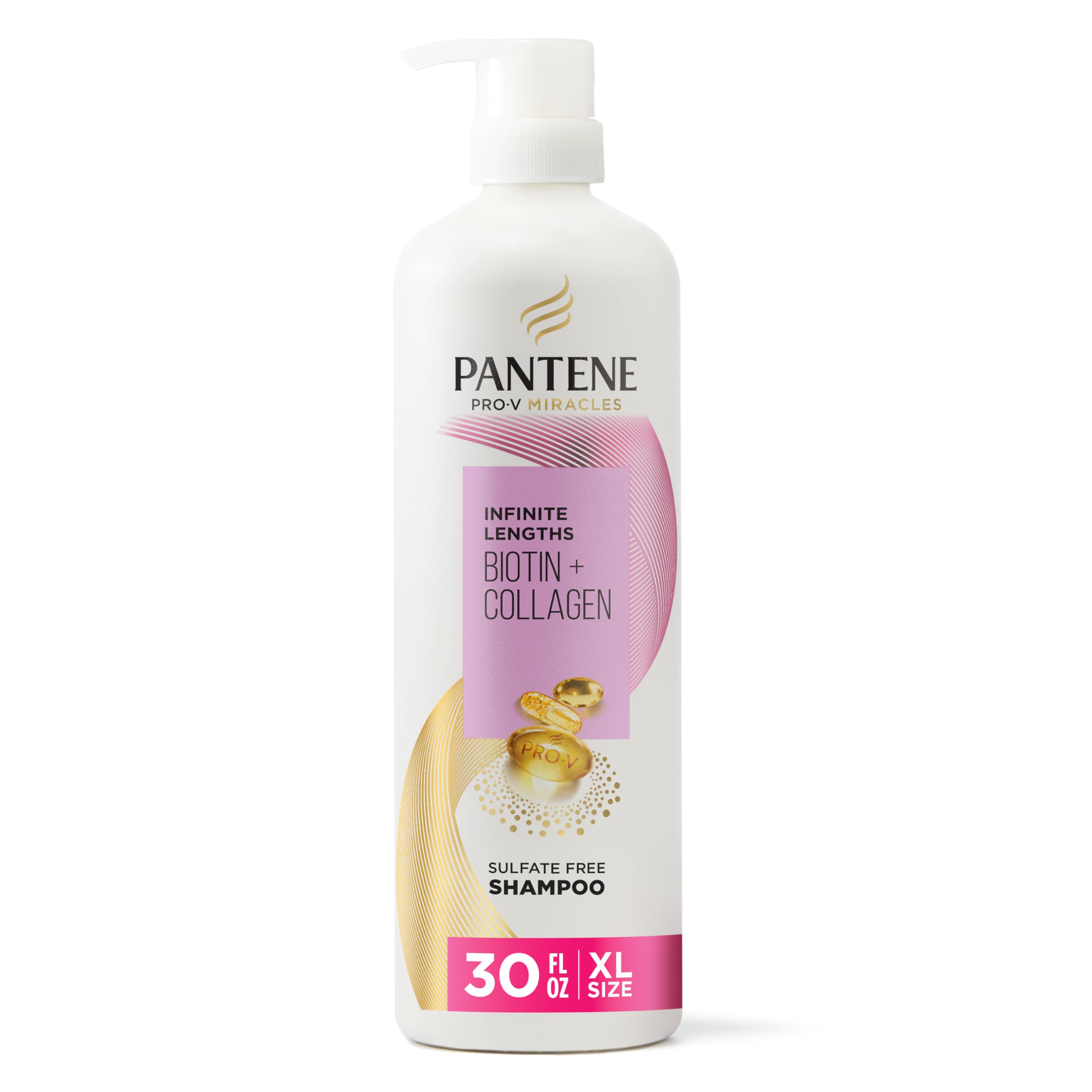 Champú Pantene Infinite Lengths Sin Sulfatos, 900 Ml - Venta Internacional.