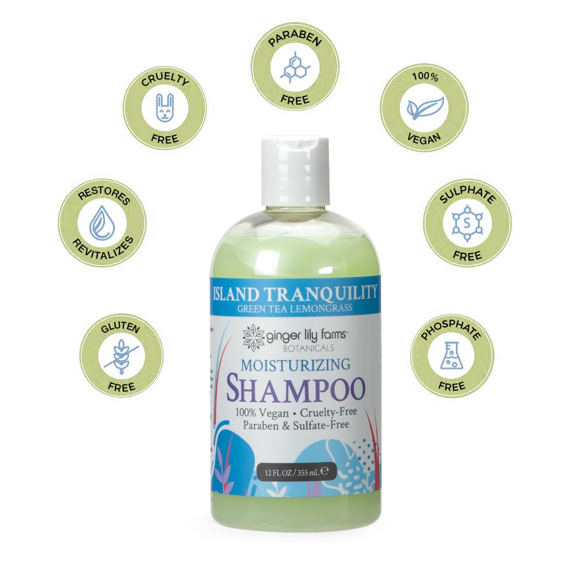 Foto 4 | Champú Hidratante Ginger Lily Farms Botanicals 360 Ml - Venta Internacional.