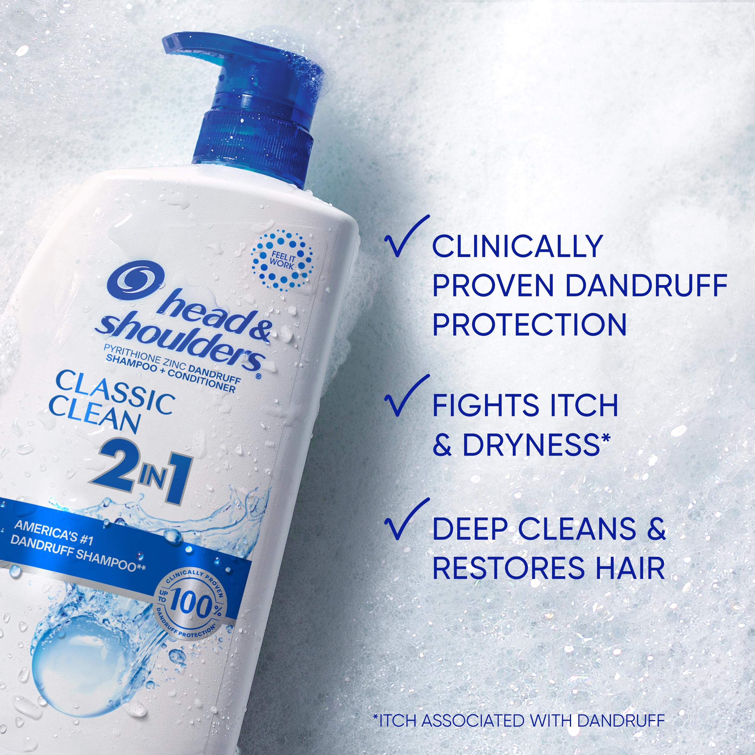 Foto 3 pulgar | Champú Head & Shoulders Classic Clean Dandruff 950 Ml X2 - Venta Internacional.
