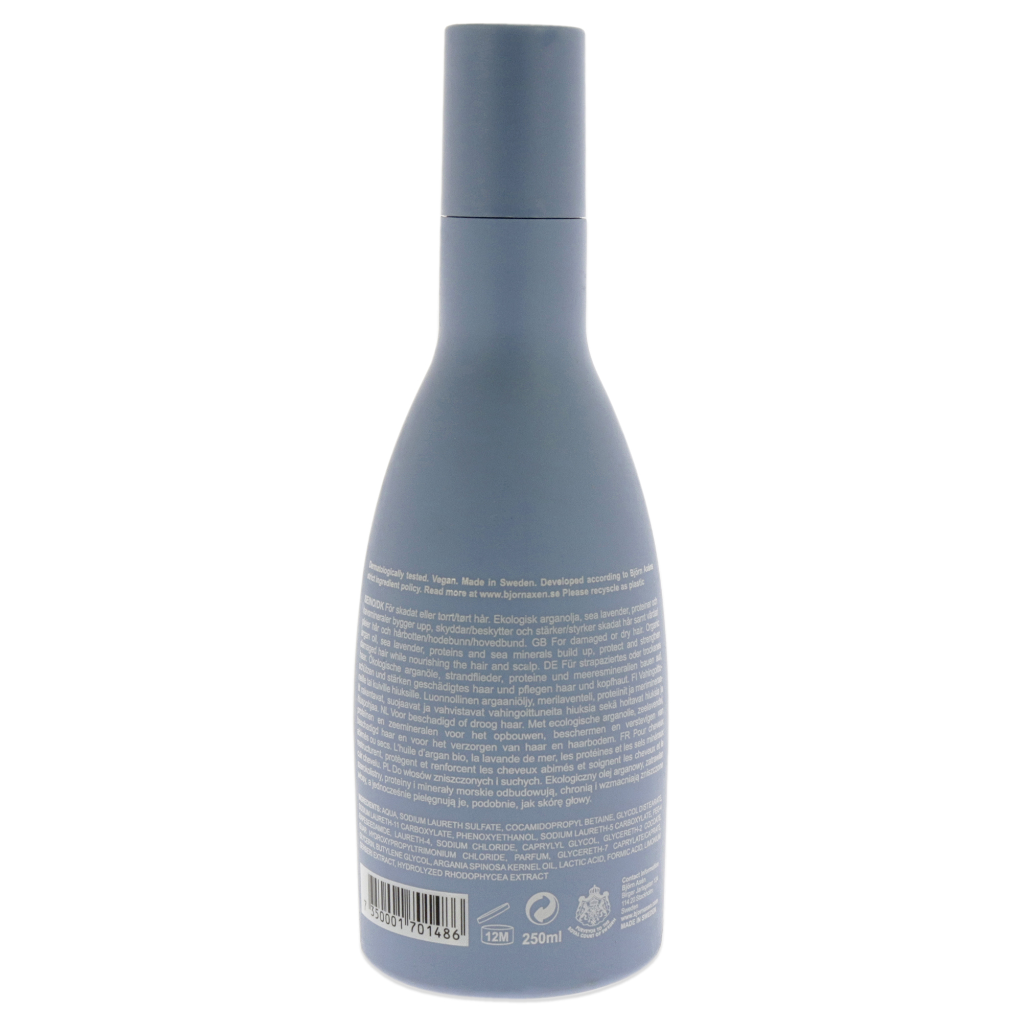 Champú Reparador Bjorn Axen, 250 Ml, Unisex, Con Aceite De Argán Y Mineral - Venta Internacional.