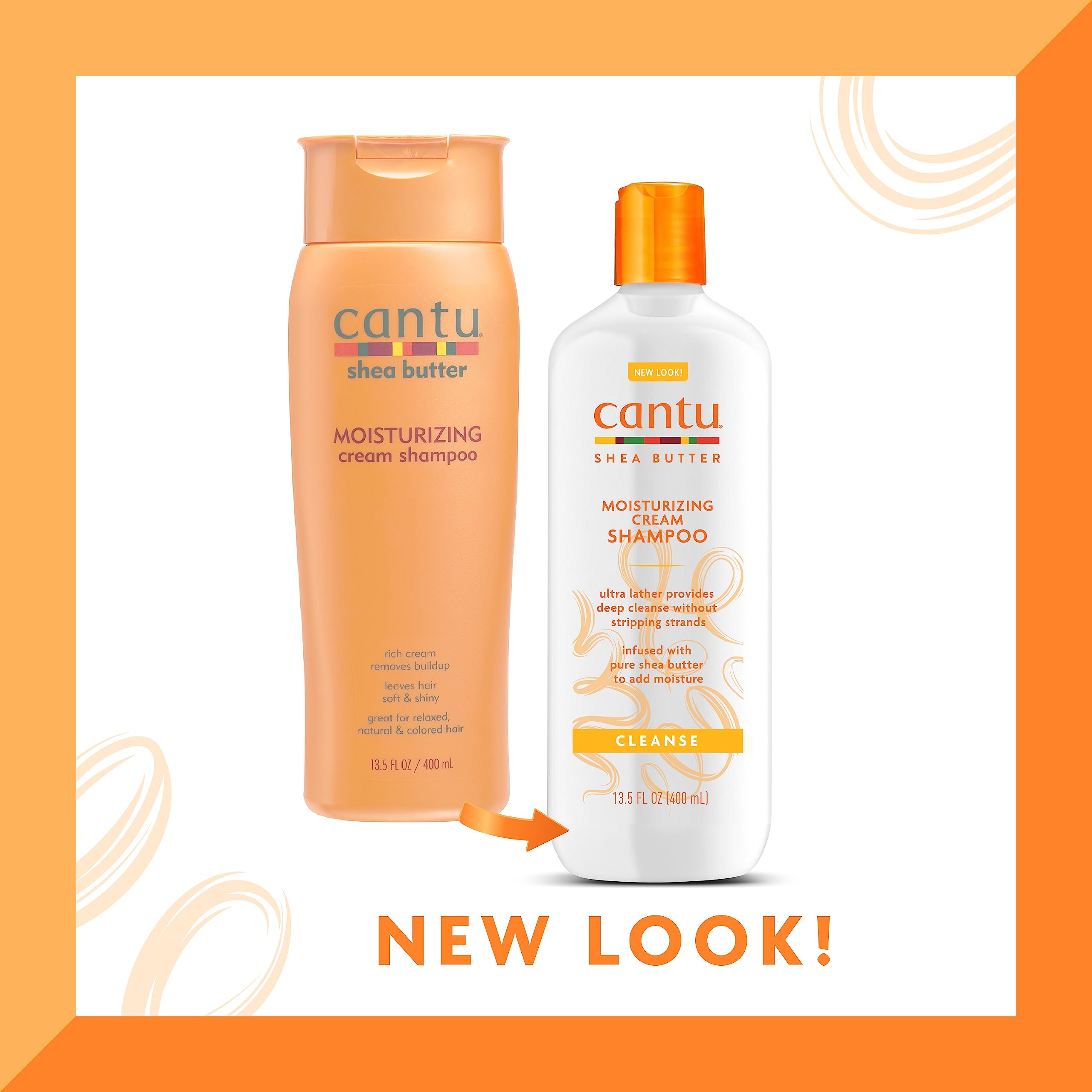 Foto 2 | Shampoo Cantu Crema Hidratante Con Manteca De Karité 400 Ml - Venta Internacional.