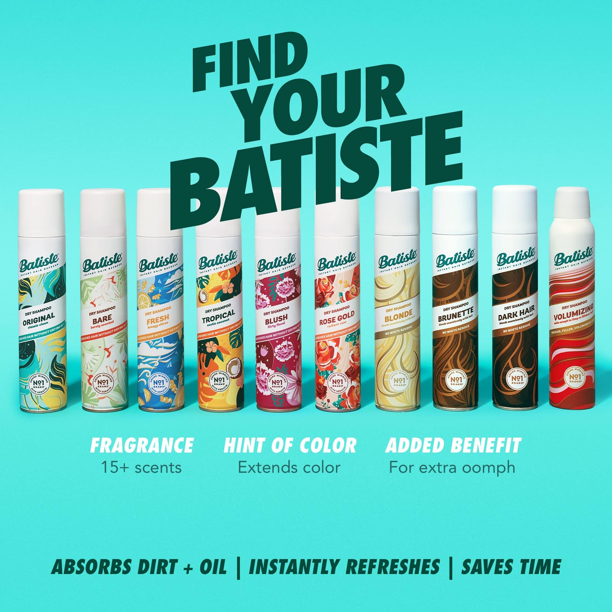 Foto 7 | Champú Seco Batiste Original Citrus Scent 162 G - Venta Internacional.