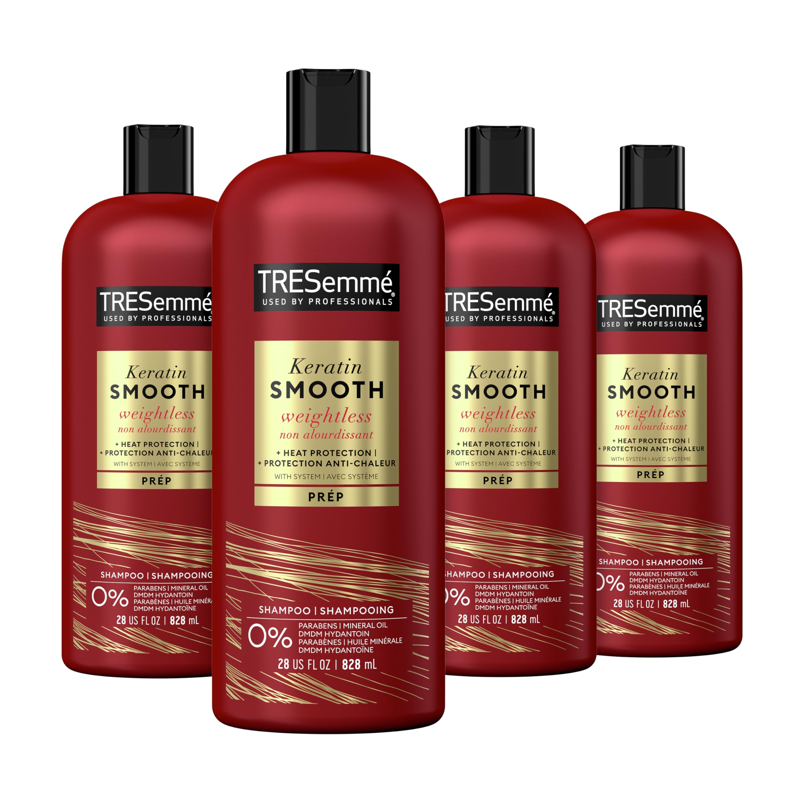 Champú Tresemmé Keratin Smooth Para Cabello Seco, 800 Ml (paquete De 4) - Venta Internacional.