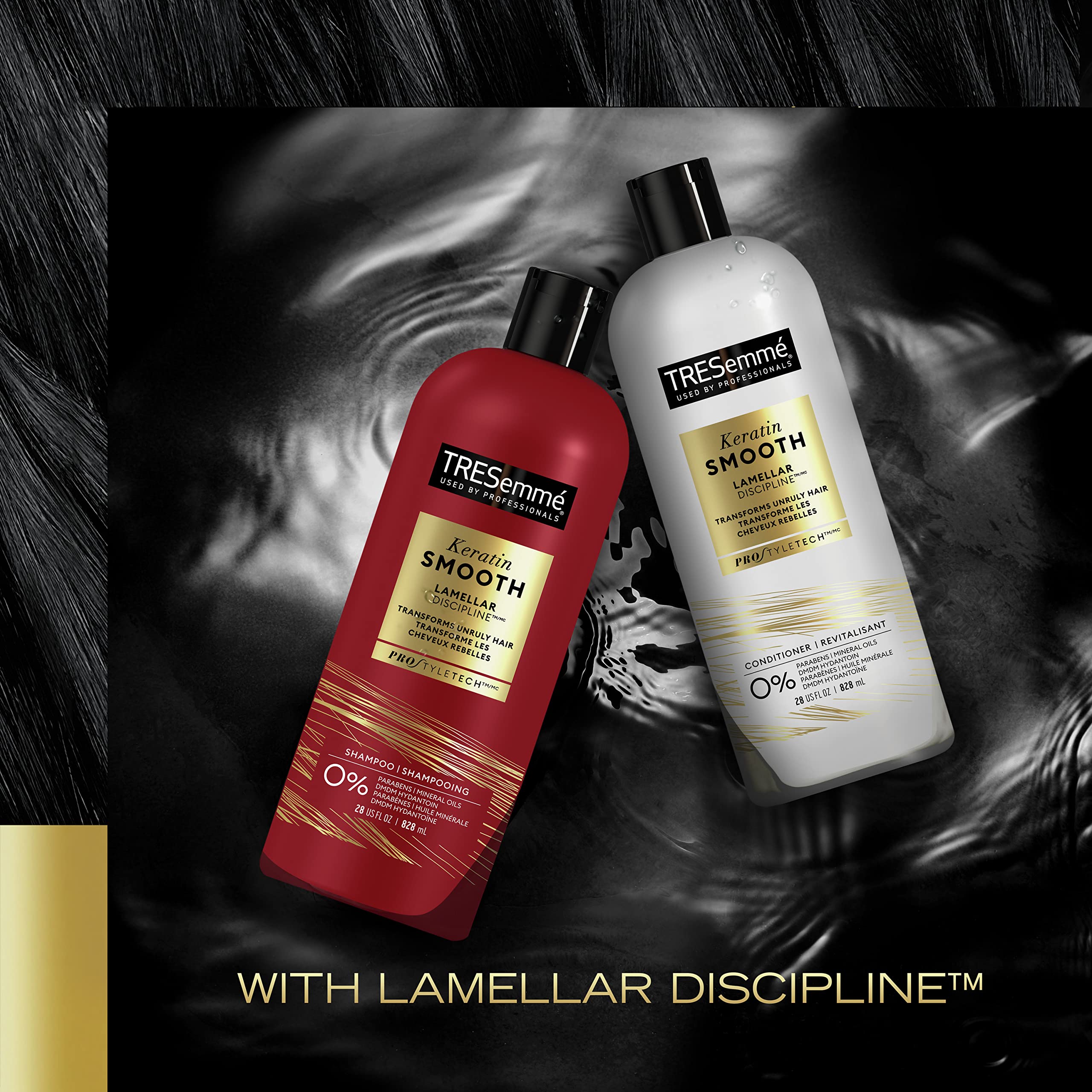 Foto 3 | Champú Tresemmé Keratin Smooth Para Cabello Seco, 800 Ml (paquete De 4) - Venta Internacional.