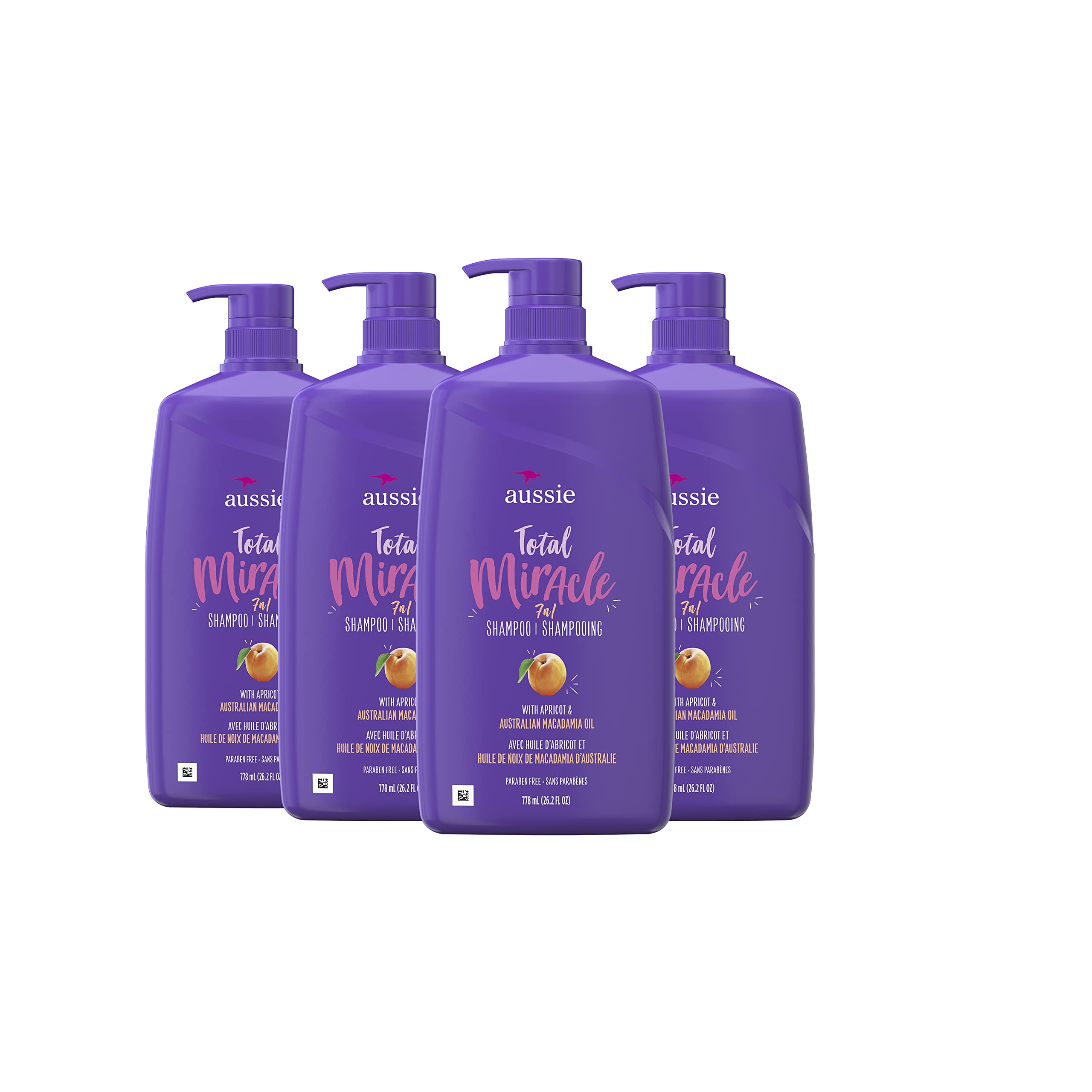 Foto 1 | Champú Aussie Total Miracle Con Aceite De Albaricoque Y Macadamia 770 Ml - Venta Internacional.