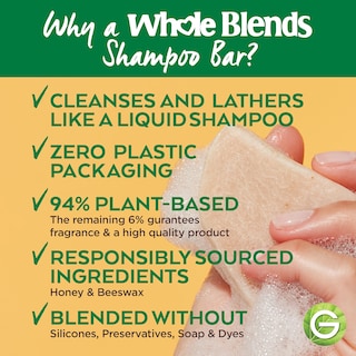Foto 3 | Shampoo Bar Garnier Whole Blends Restoring Honey 60 ml - Venta Internacional