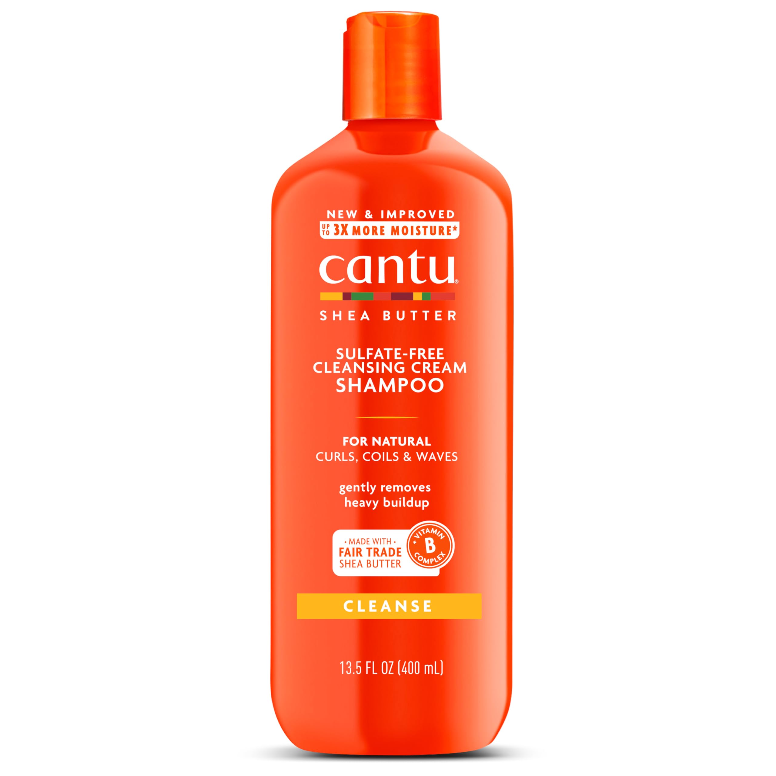 Champú Cantu Con Manteca De Karité Para Cabello Natural, 400 Ml, Sin Sulfatos - Venta Internacional.