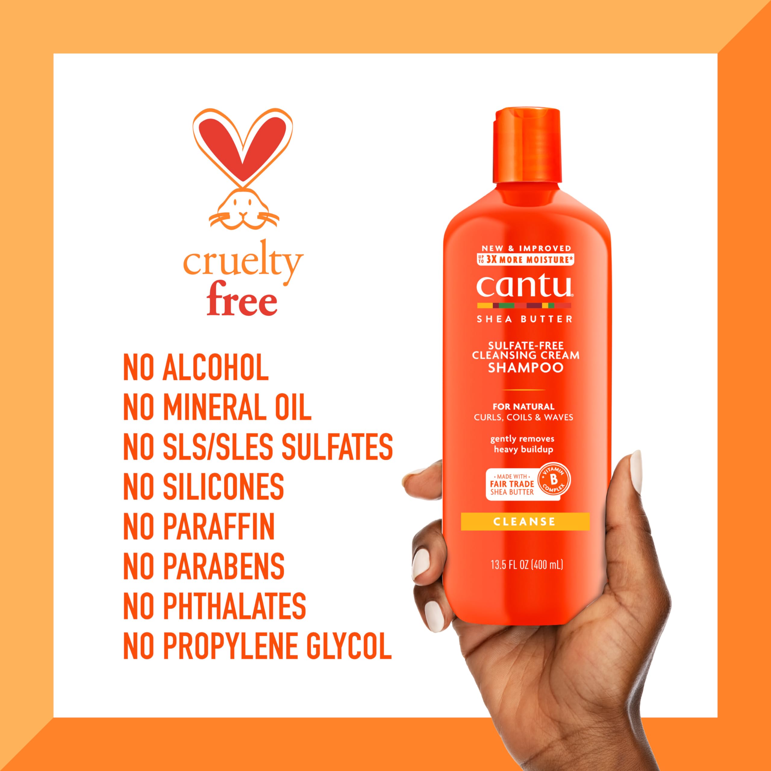 Foto 7 | Champú Cantu Con Manteca De Karité Para Cabello Natural, 400 Ml, Sin Sulfatos - Venta Internacional.