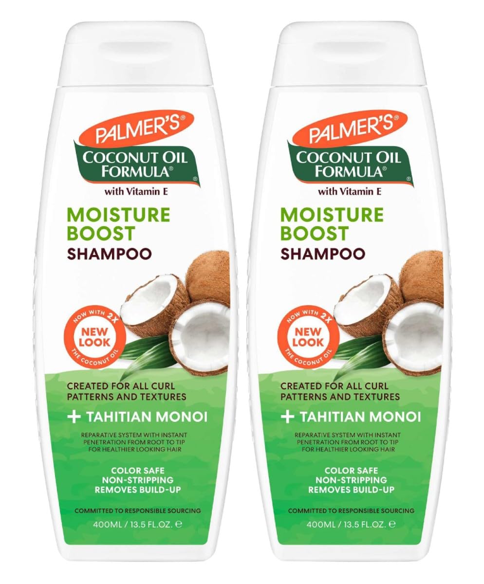 Foto 2 pulgar | Champú Palmers Moisture Boost Con Aceite De Coco, 400 Ml (paquete De 2) - Venta Internacional.