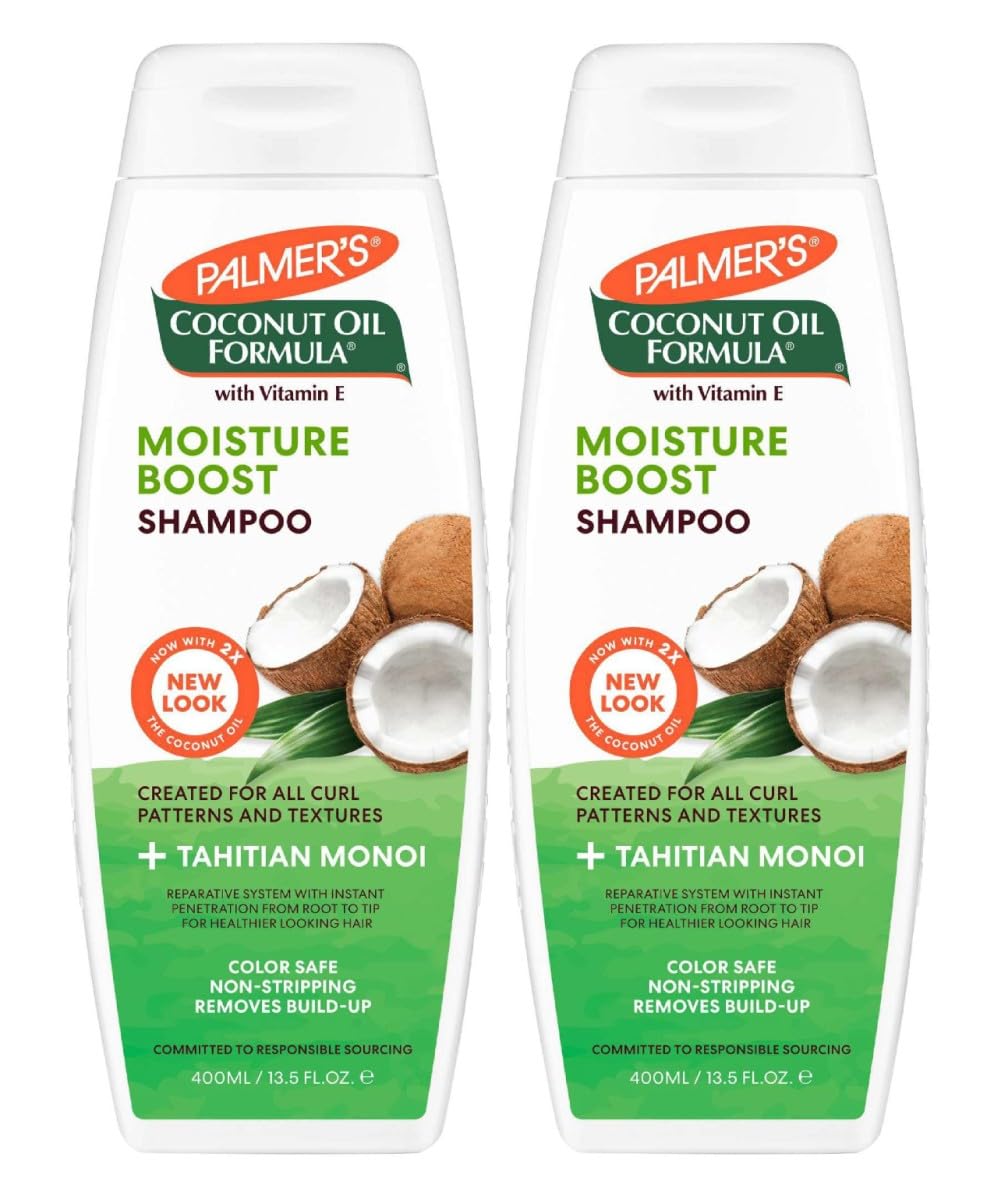 Champú Palmers Moisture Boost Con Aceite De Coco, 400 Ml (paquete De 2) - Venta Internacional.