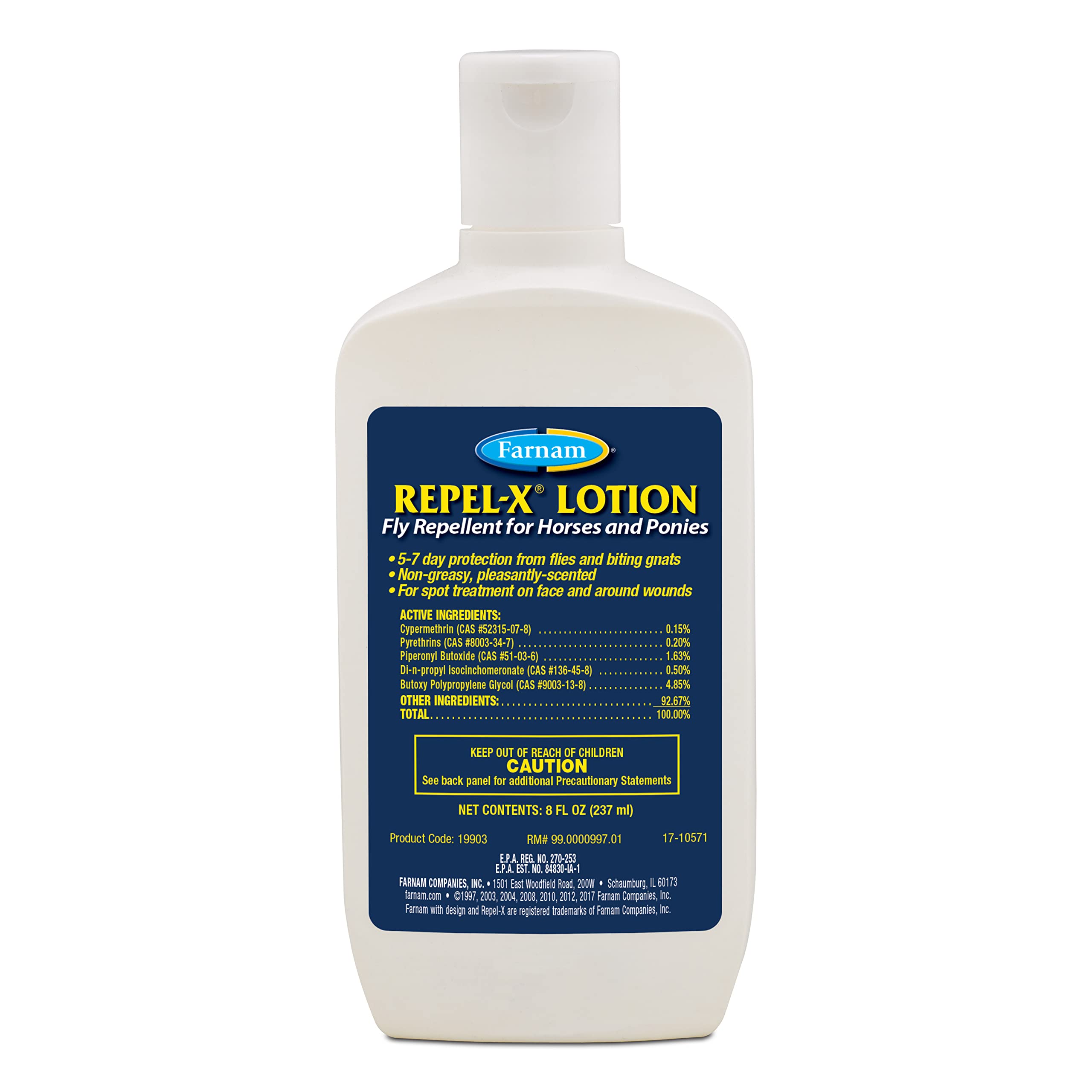 Foto 2 pulgar | Loción Repelente De Moscas Farnam Repel-x Para Caballos Y Ponis, 240 Ml - Venta Internacional.