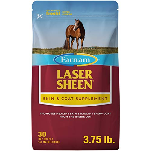 Suplemento Farnam Laser Sheen Skin & Coat Para Caballos, 1,7 Kg - Venta Internacional.