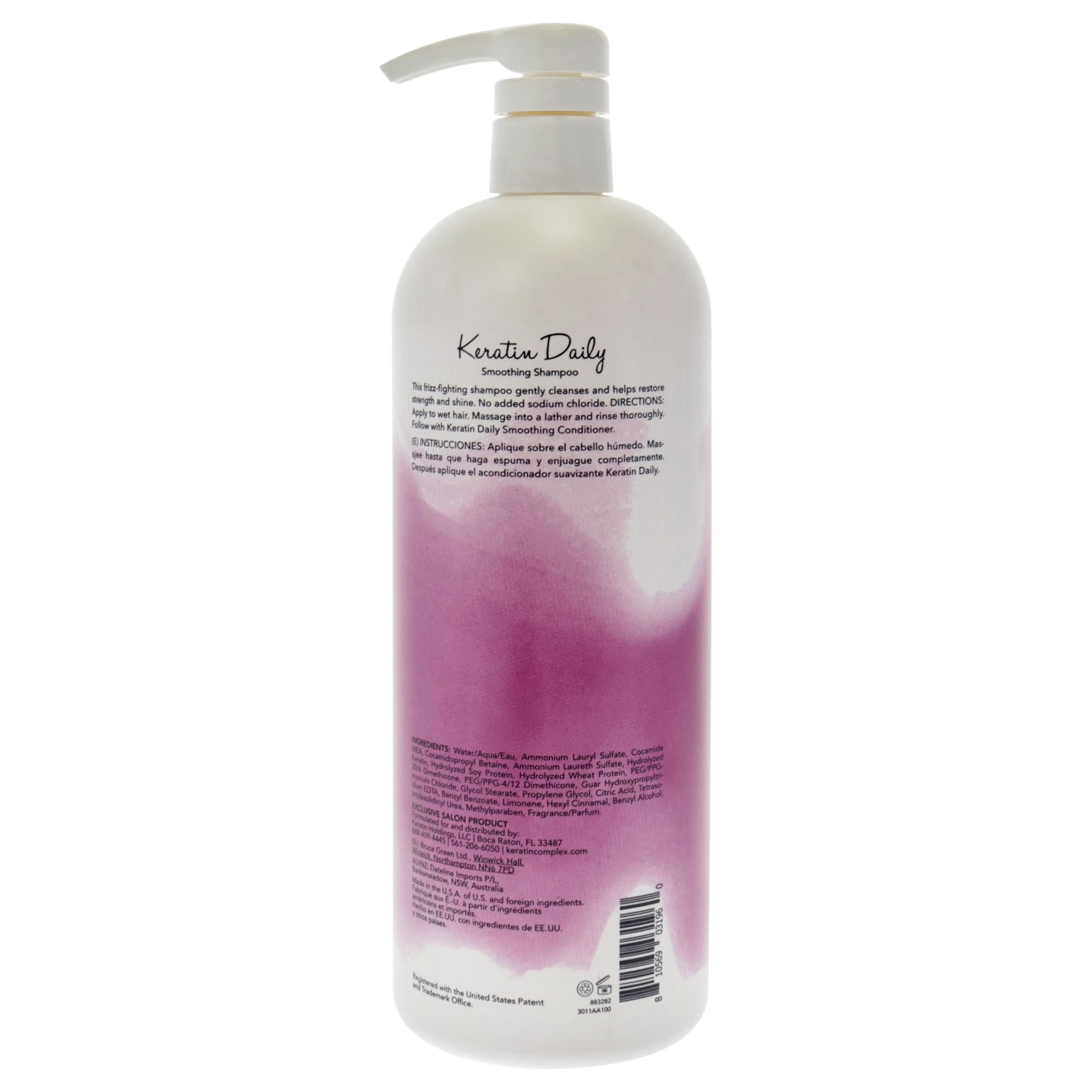 Foto 2 | Champú Keratin Perfect Daily Keratin Control, 1 Litro, Unisex - Venta Internacional.