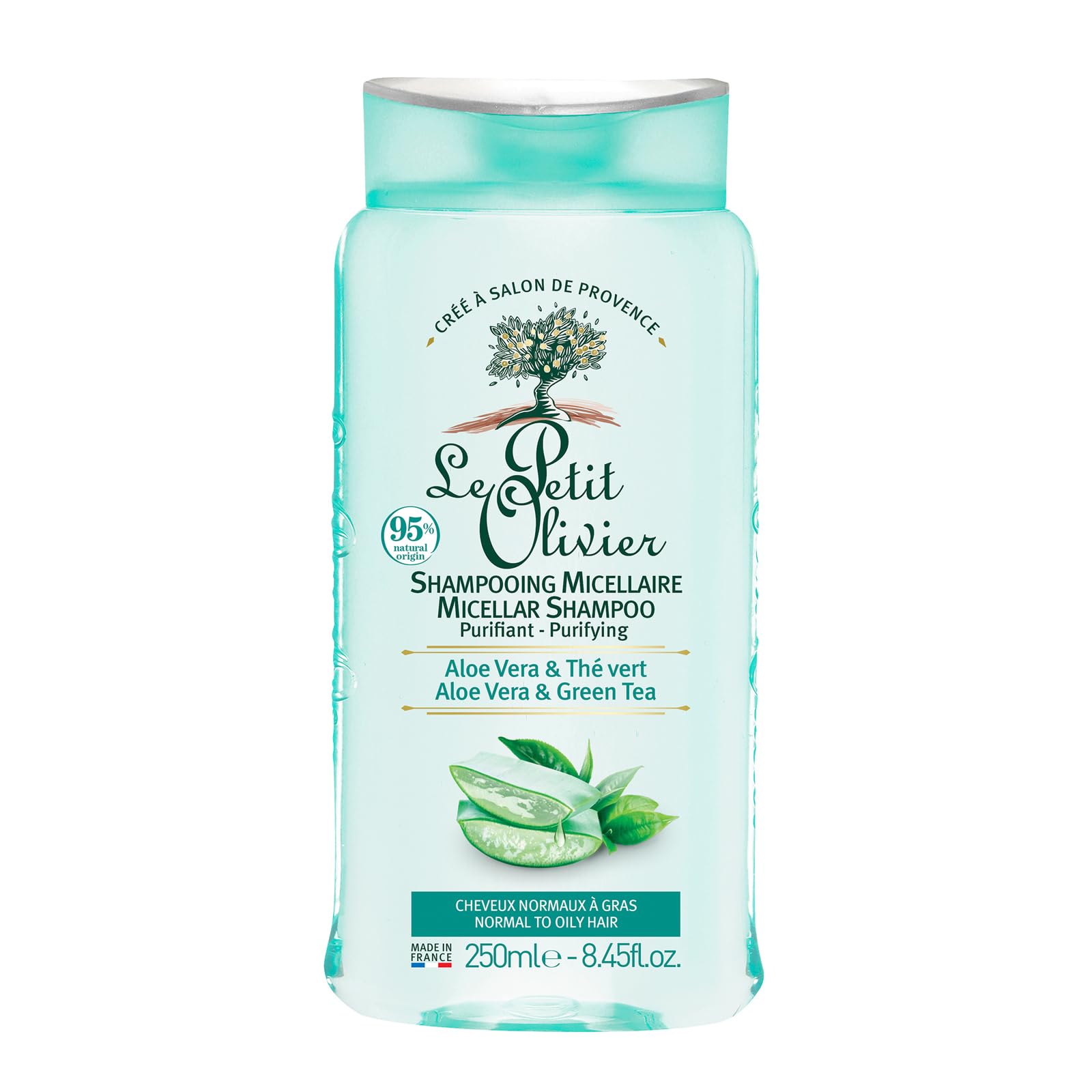 Champú Le Petit Olivier Con Aloe Vera Micelar Purificador, 250 Ml - Venta Internacional.