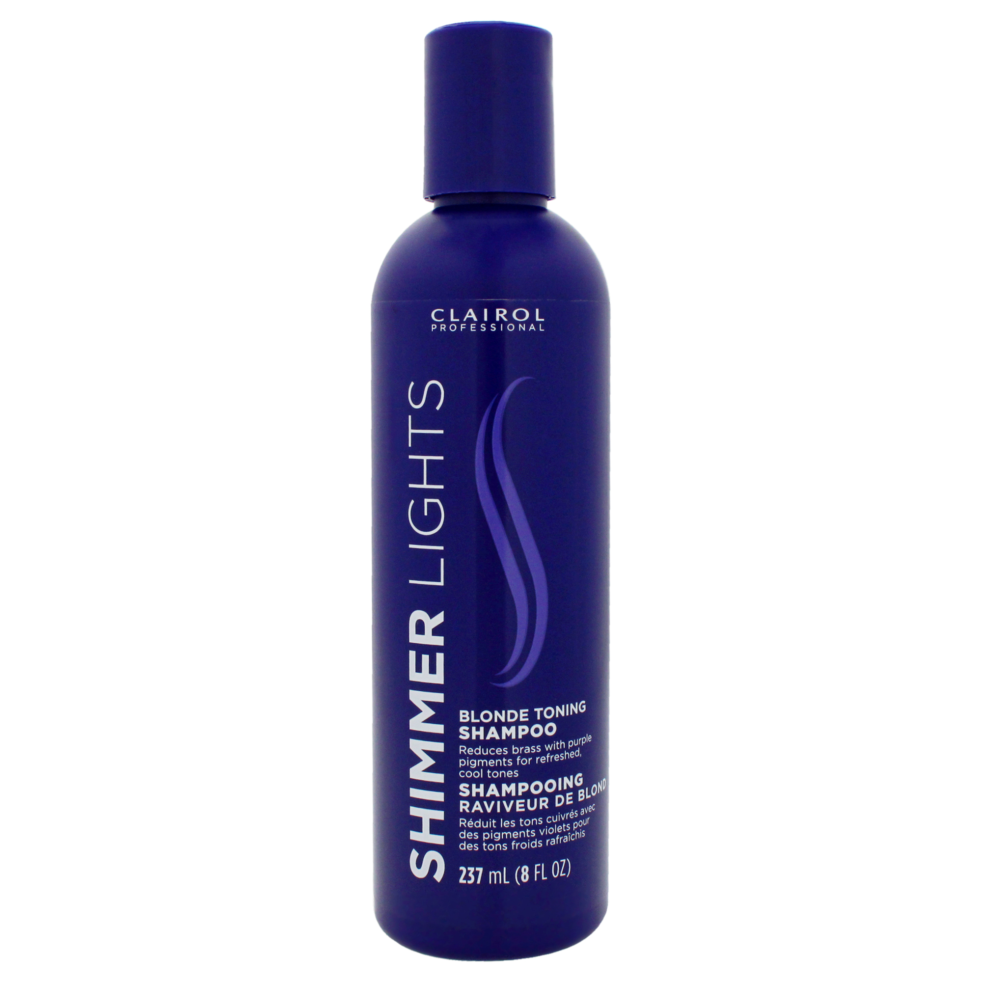 Foto 2 pulgar | Champú Clairol Shimmer Lights Blonde Toning 240 Ml, Unisex - Venta Internacional.