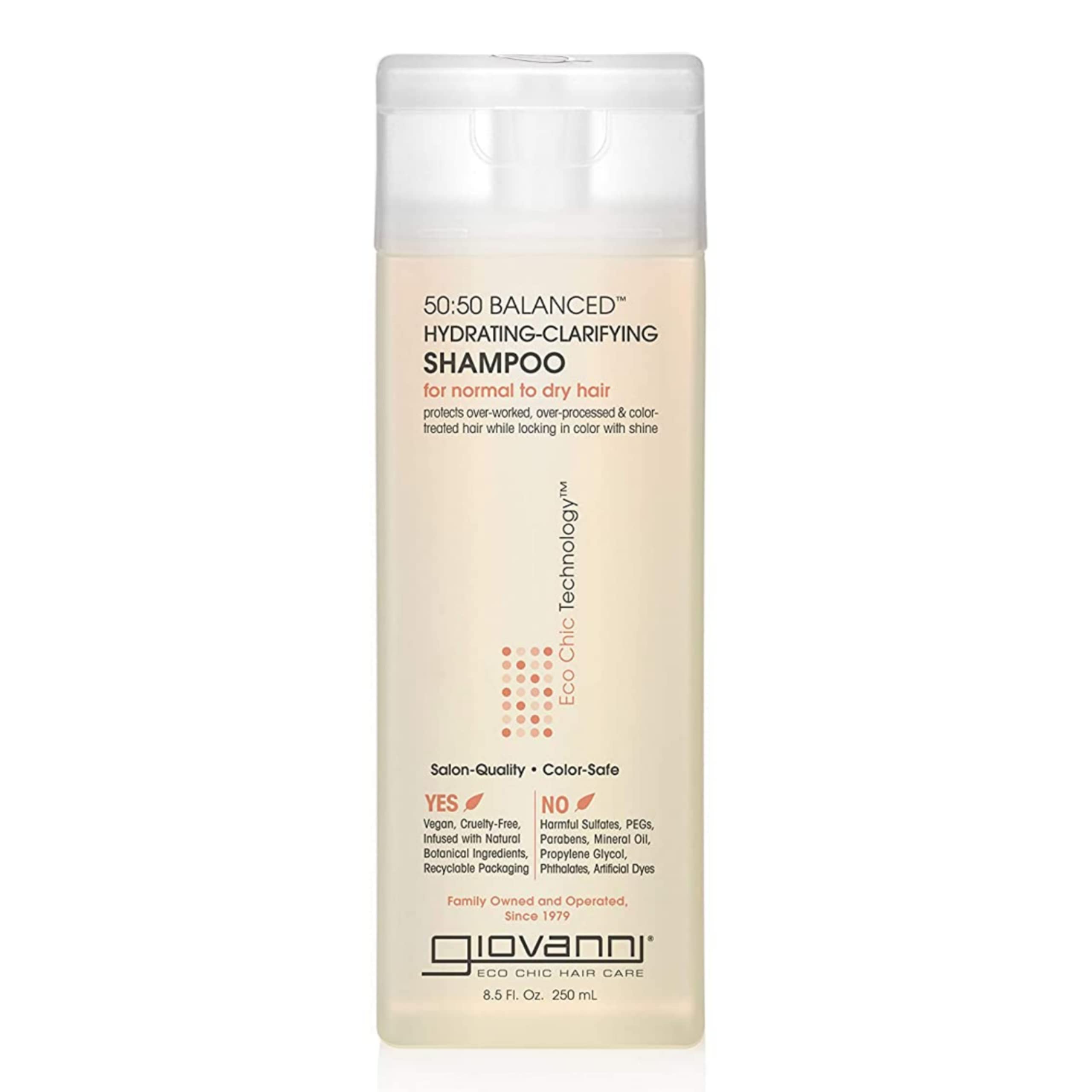 Champú Giovanni Eco Chic 50:50 Hidratante Equilibrado 250 Ml - Venta Internacional.