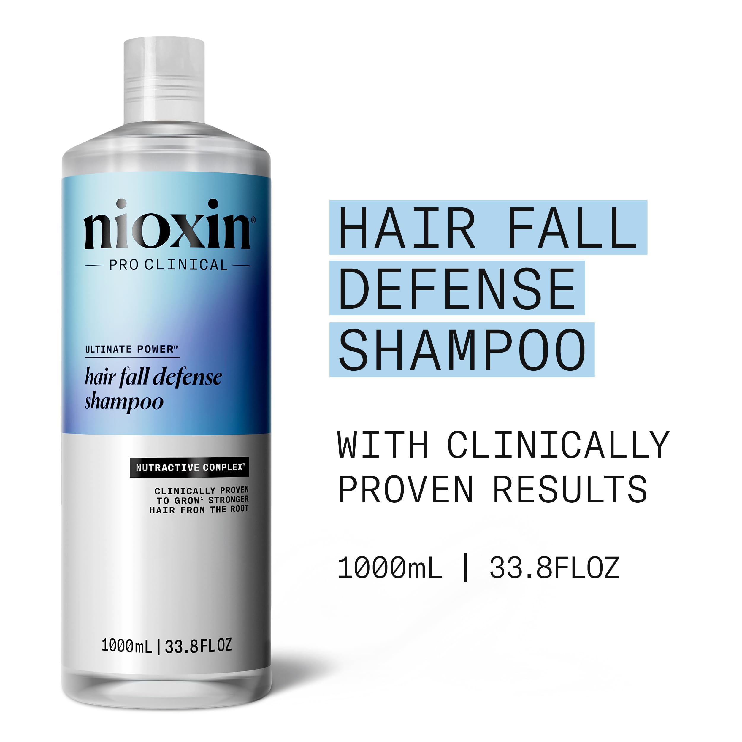 Foto 3 pulgar | Champú Nioxin Hair Fall Defense Activa Los Folículos Pilosos, 1 Litro - Venta Internacional.