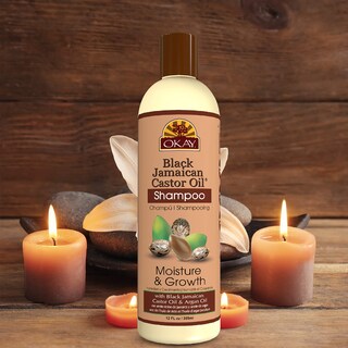 Foto 7 | Shampoo Okay Black, Aceite De Ricino Jamaicano, Hidratante, 355 Ml - Venta Internacional.