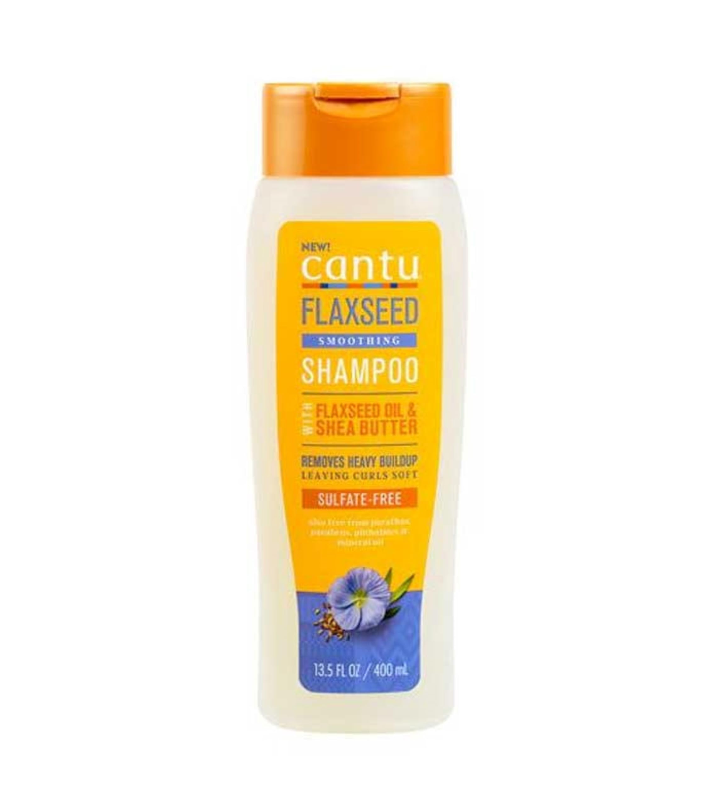 Champú Exfoliante de Semillas de Lino Cantu Sin Sulfatos 400 ml - Venta Internacional