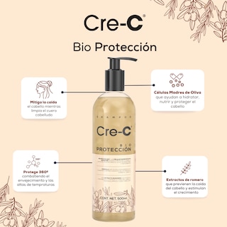 Foto 4 | Shampoo Cre-c Bio Protección 1l