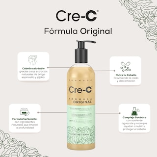 Foto 4 | Shampoo Cre-c Formula Original 1l