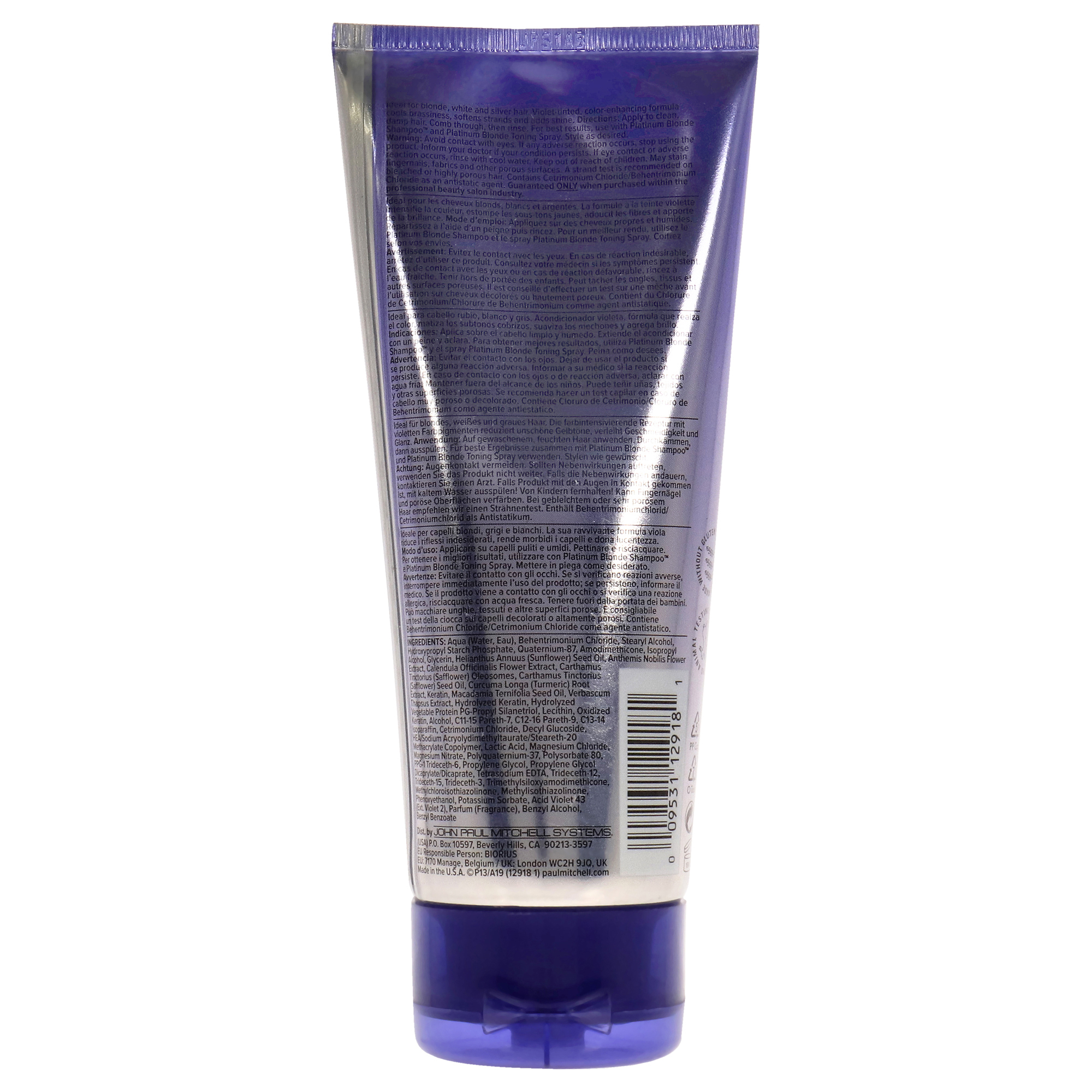 Foto 3 pulgar | Acondicionador Paul Mitchell Platinum Blonde 200 Ml - Venta Internacional.