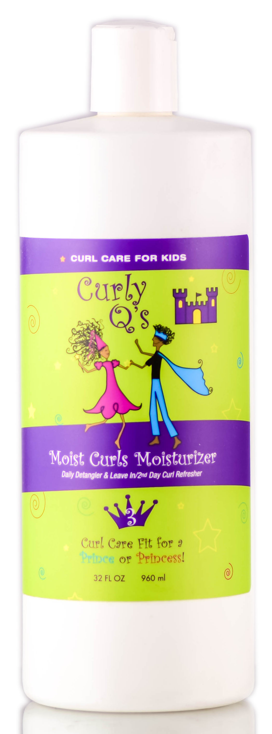 Foto 2 pulgar | Crema Hidratante Desenredante Curls Curly Q's Moist Curls 1l - Venta Internacional.