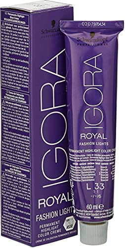 Foto 3 pulgar | Luces de Moda para Cabello Igora Royal 33 Mate Intenso 60 ml - Venta Internacional