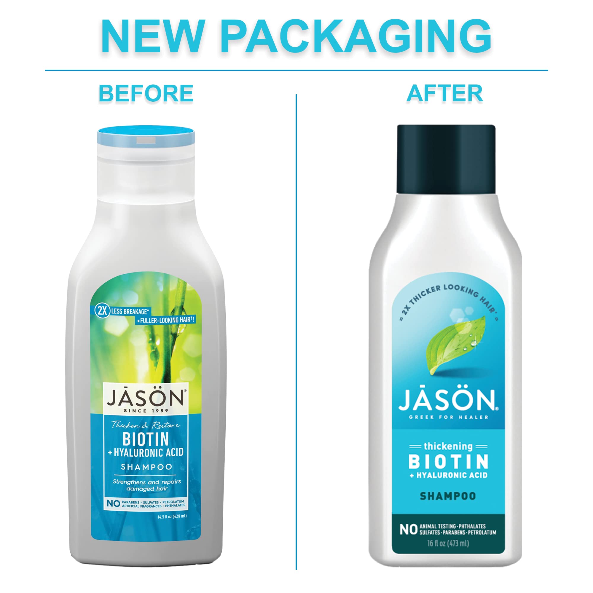 Foto 2 | Shampoo Jason Restorative Biotin El Empaque De 473 Ml Puede Variar - Venta Internacional.