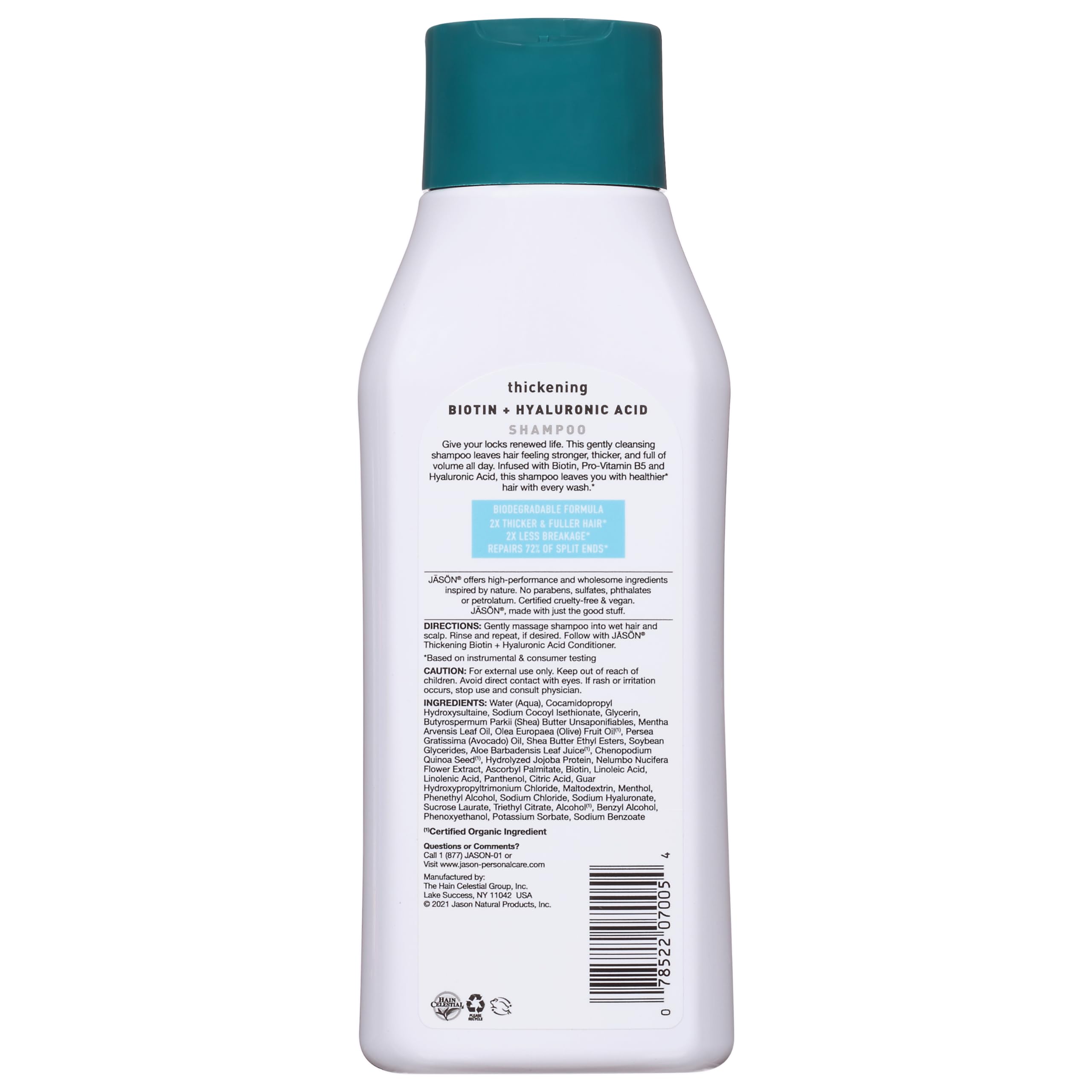 Foto 4 pulgar | Shampoo Jason Restorative Biotin El Empaque De 473 Ml Puede Variar - Venta Internacional.