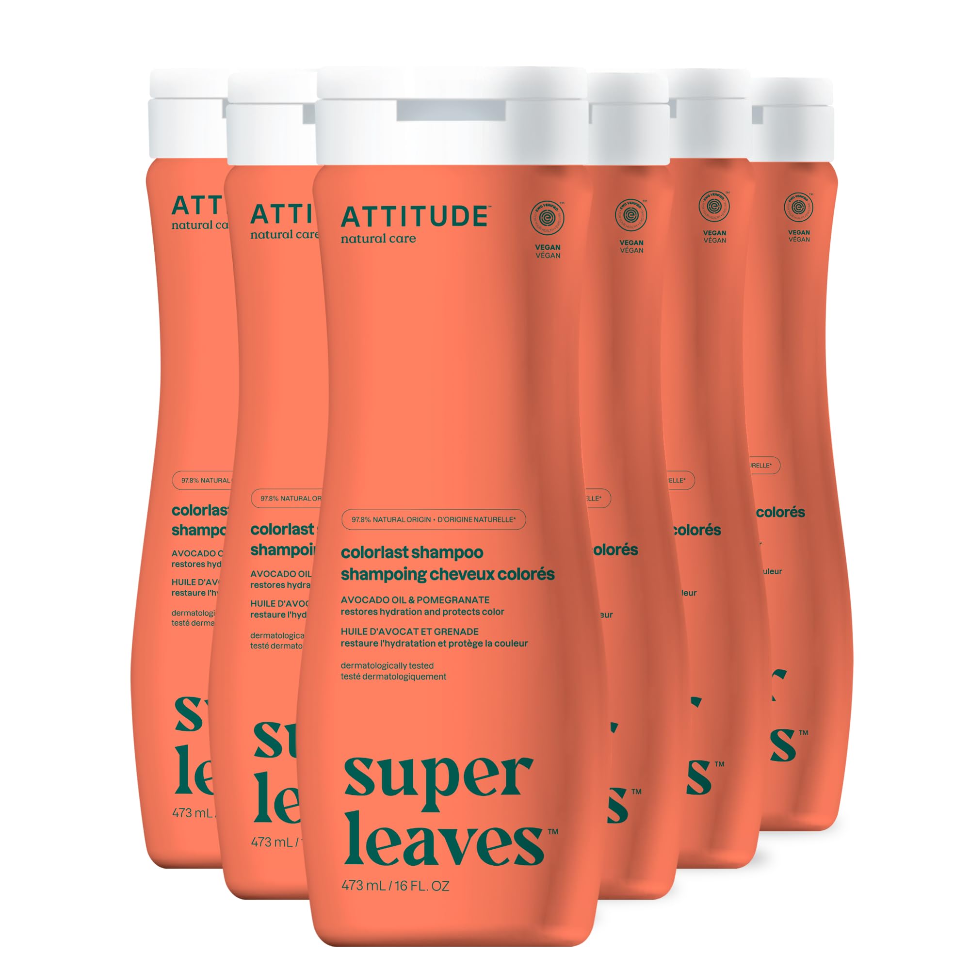 Champú Attitude Colorlast Para Cabello Teñido 473 Ml X6 - Venta Internacional.