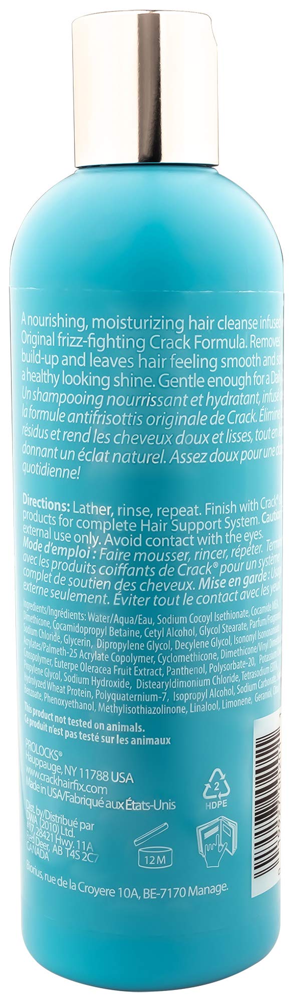 Foto 2 | Champú Crack Hair Fix Clean & Soaper 300 ml Hidrata el Cabello - Venta Internacional