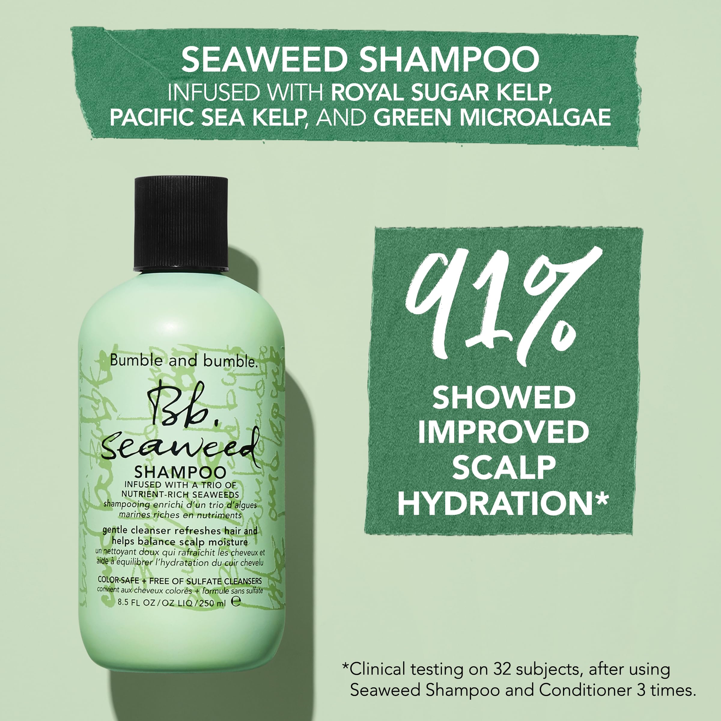 Foto 6 pulgar | Champú Hidratante Bumble And Bumble Seaweed Travel 60 Ml - Venta Internacional.