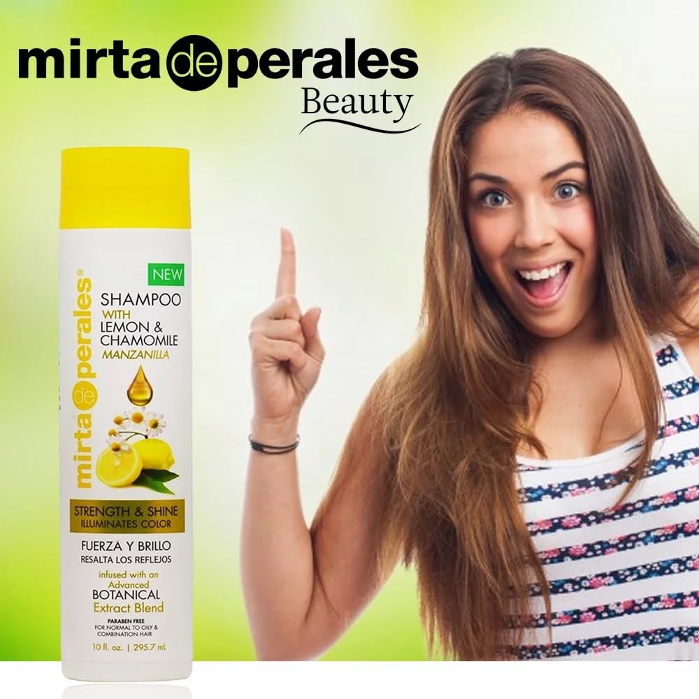 Foto 5 pulgar | Champú Mirta De Perales Con Limón Y Manzanilla 300 Ml - Venta Internacional.