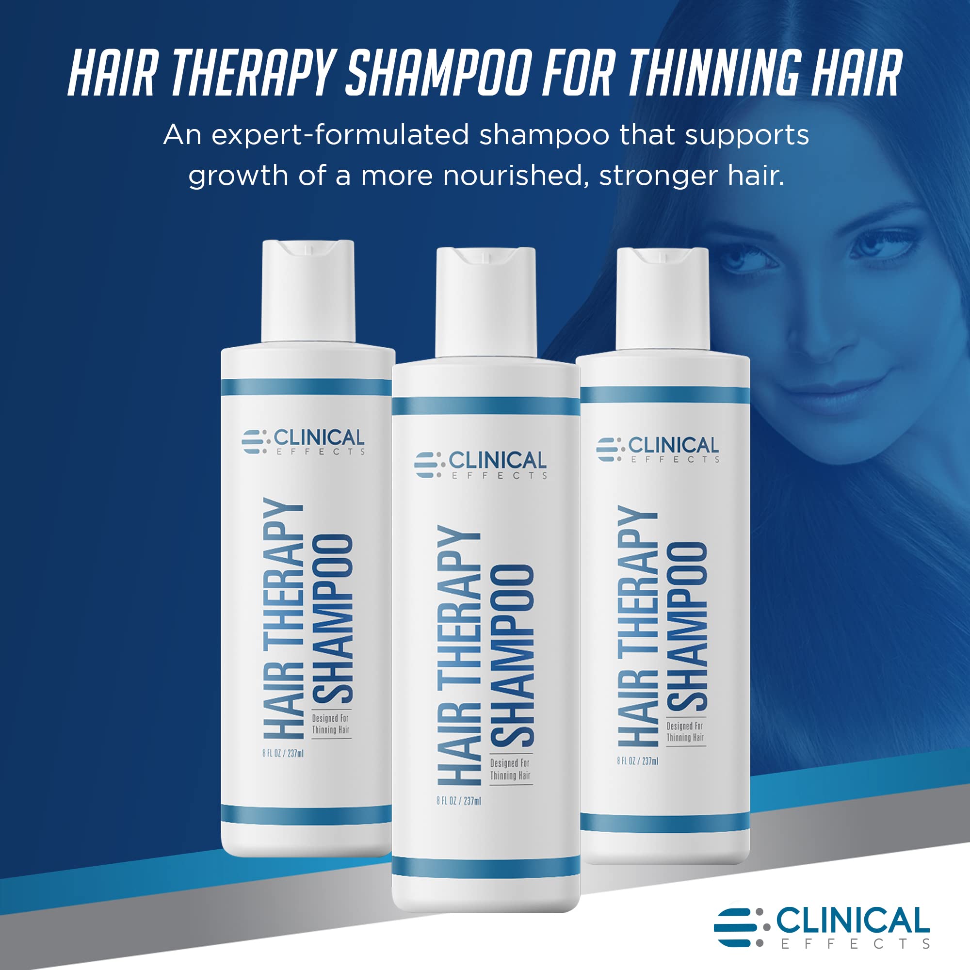 Foto 4 pulgar | Champú Clinical Effects Hair Therapy Biotina Con Anagain 480 Ml - Venta Internacional.