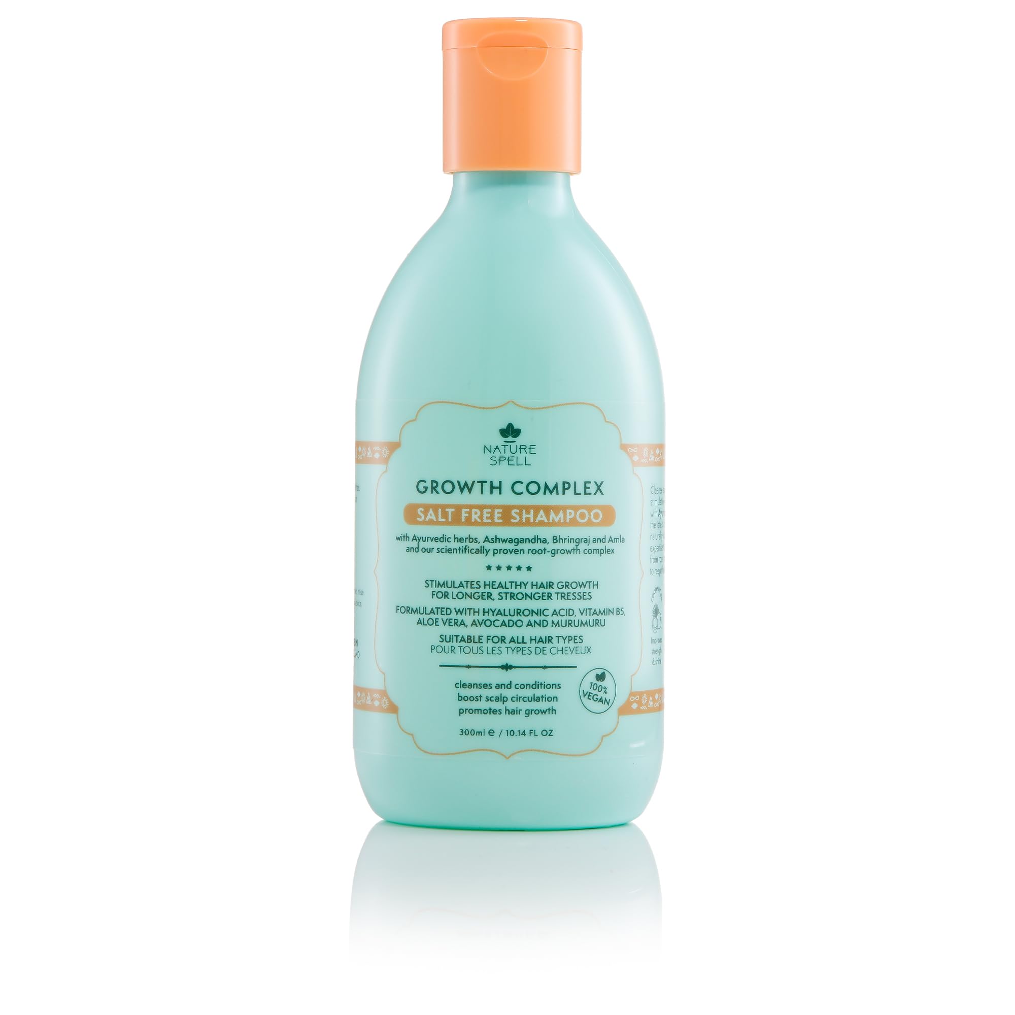 Champú Nature Spell Para El Crecimiento Del Cabello Con Hierbas Ayurvédicas, 300 Ml - Venta Internacional.