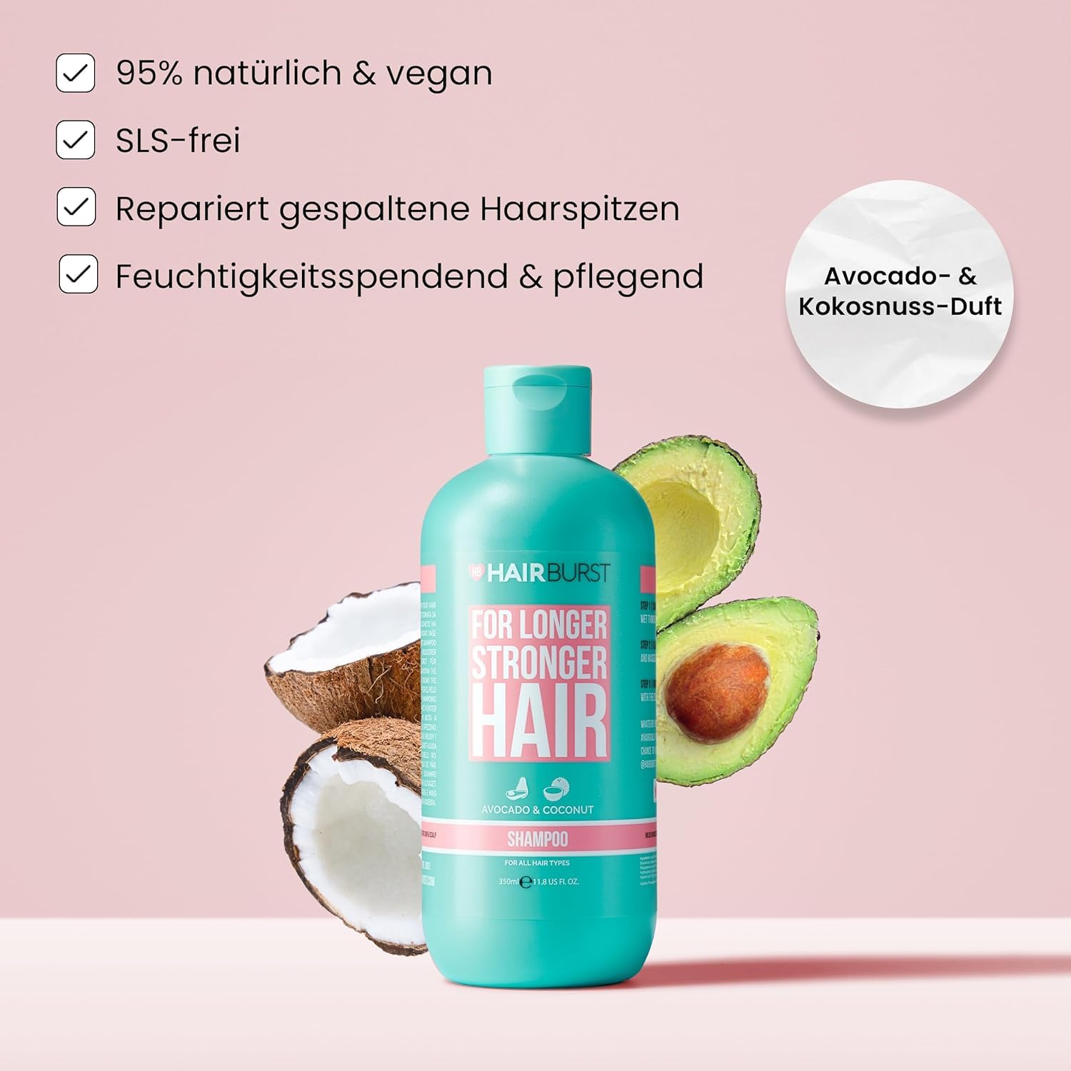 Foto 5 pulgar | El Champú Hairburst Hair Growth 350 Ml Reduce La Caída Del Cabello En Mujeres - Venta Internacional.