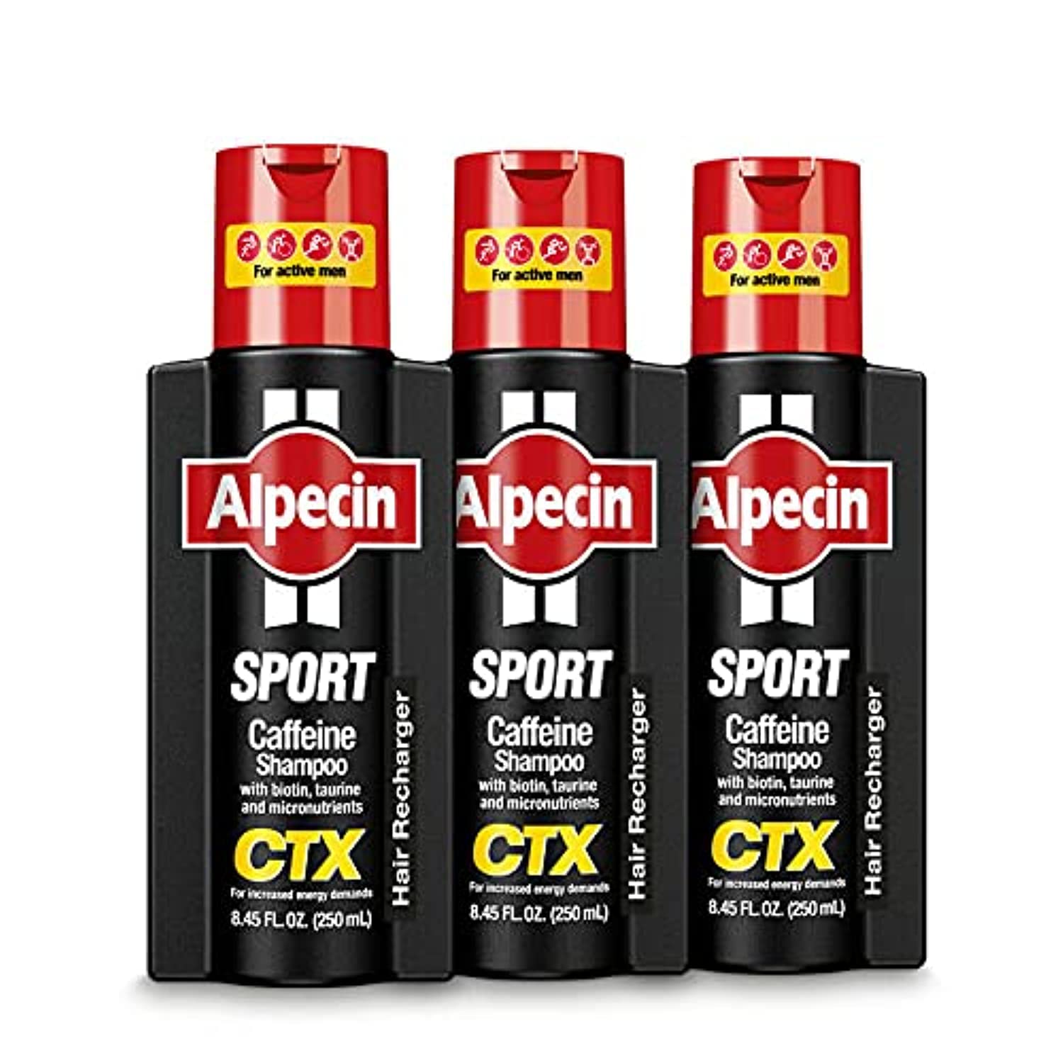 Foto 2 pulgar | Champú Alpecin Ctx Sport Con Cafeína Para Hombre, 250 Ml (paquete De 3) - Venta Internacional.