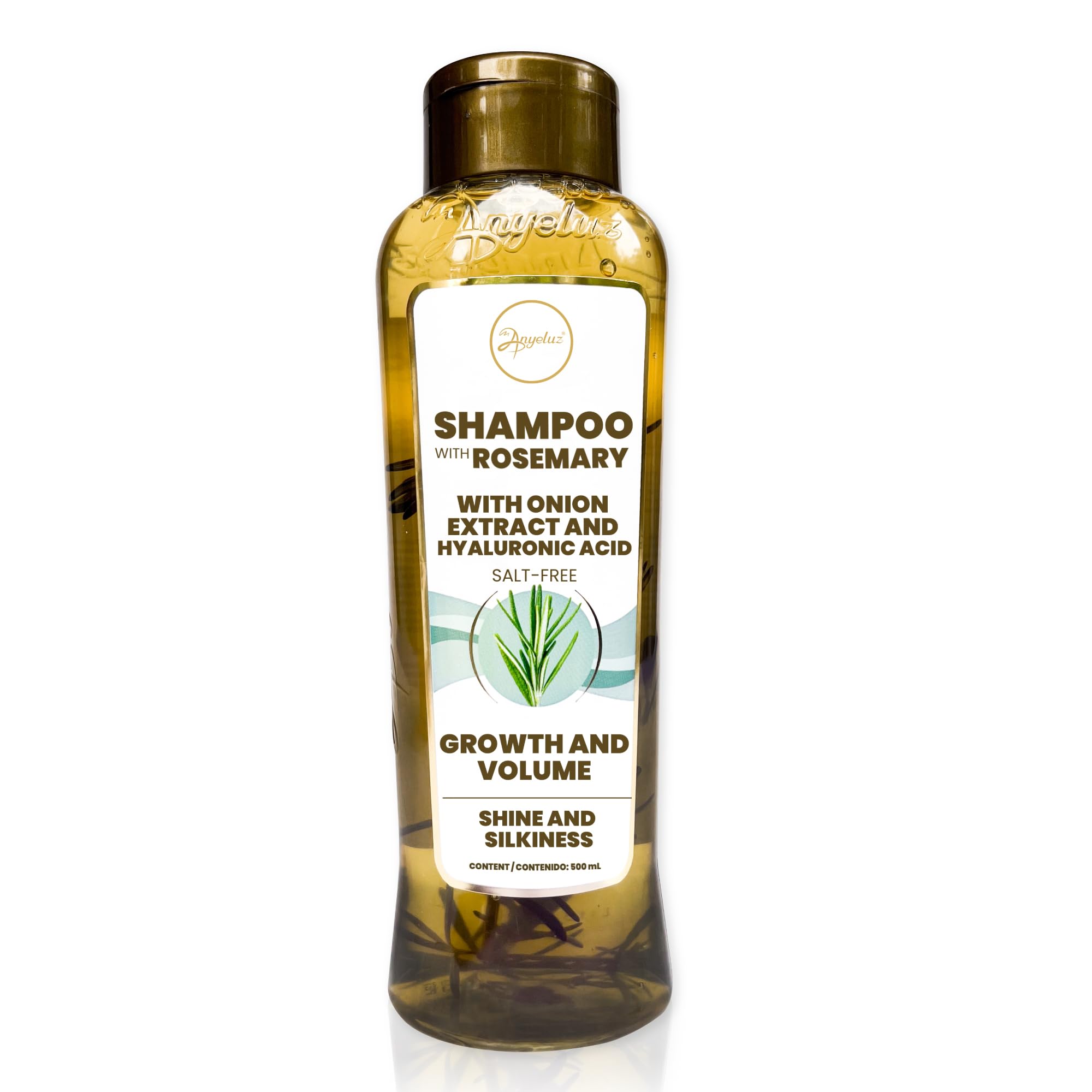 Champú Anyeluz Rosemary Promueve El Crecimiento Del Cabello 300 Ml - Venta Internacional.